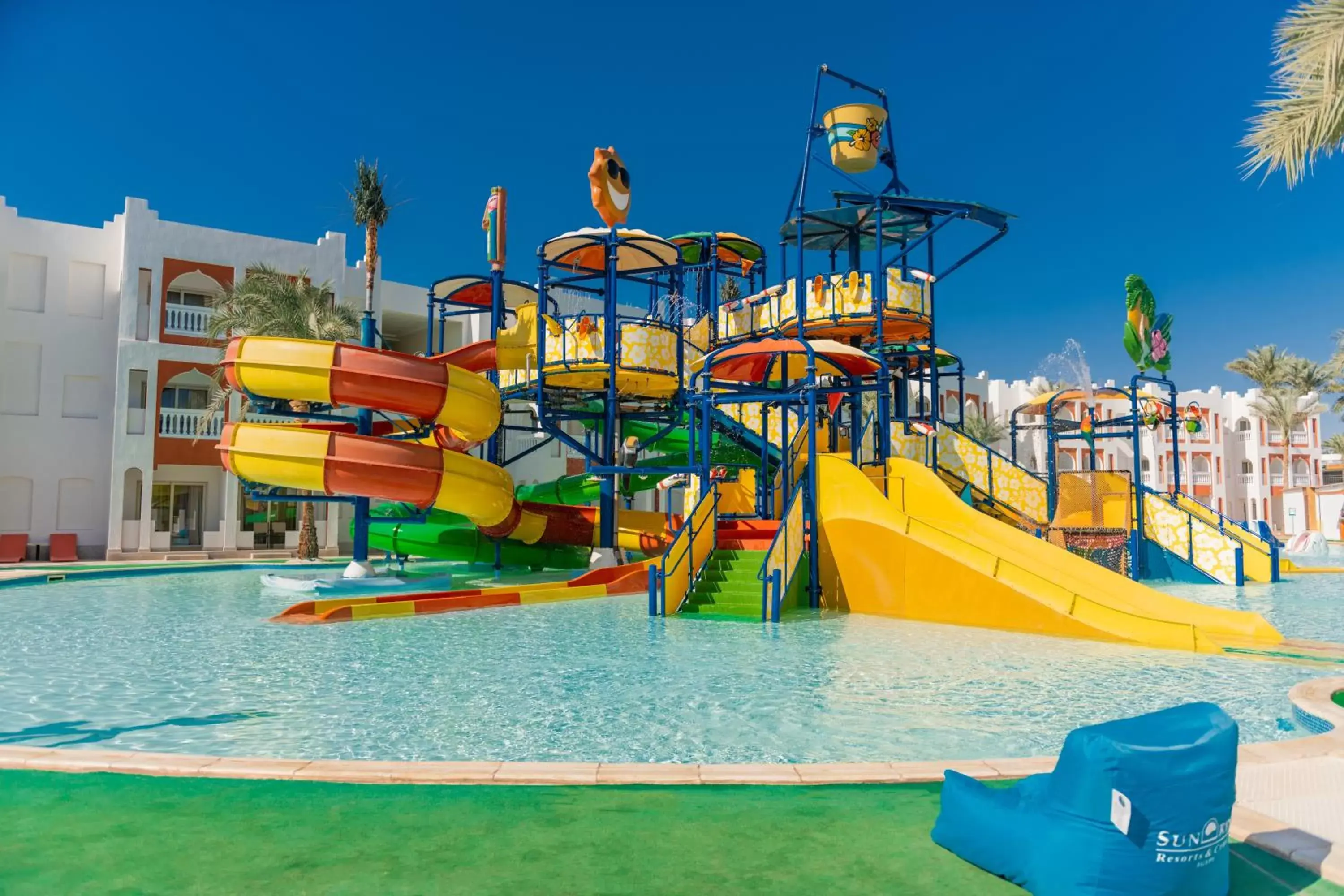 Aqua park, Water Park in Sunrise Diamond Beach Resort -Grand Select
