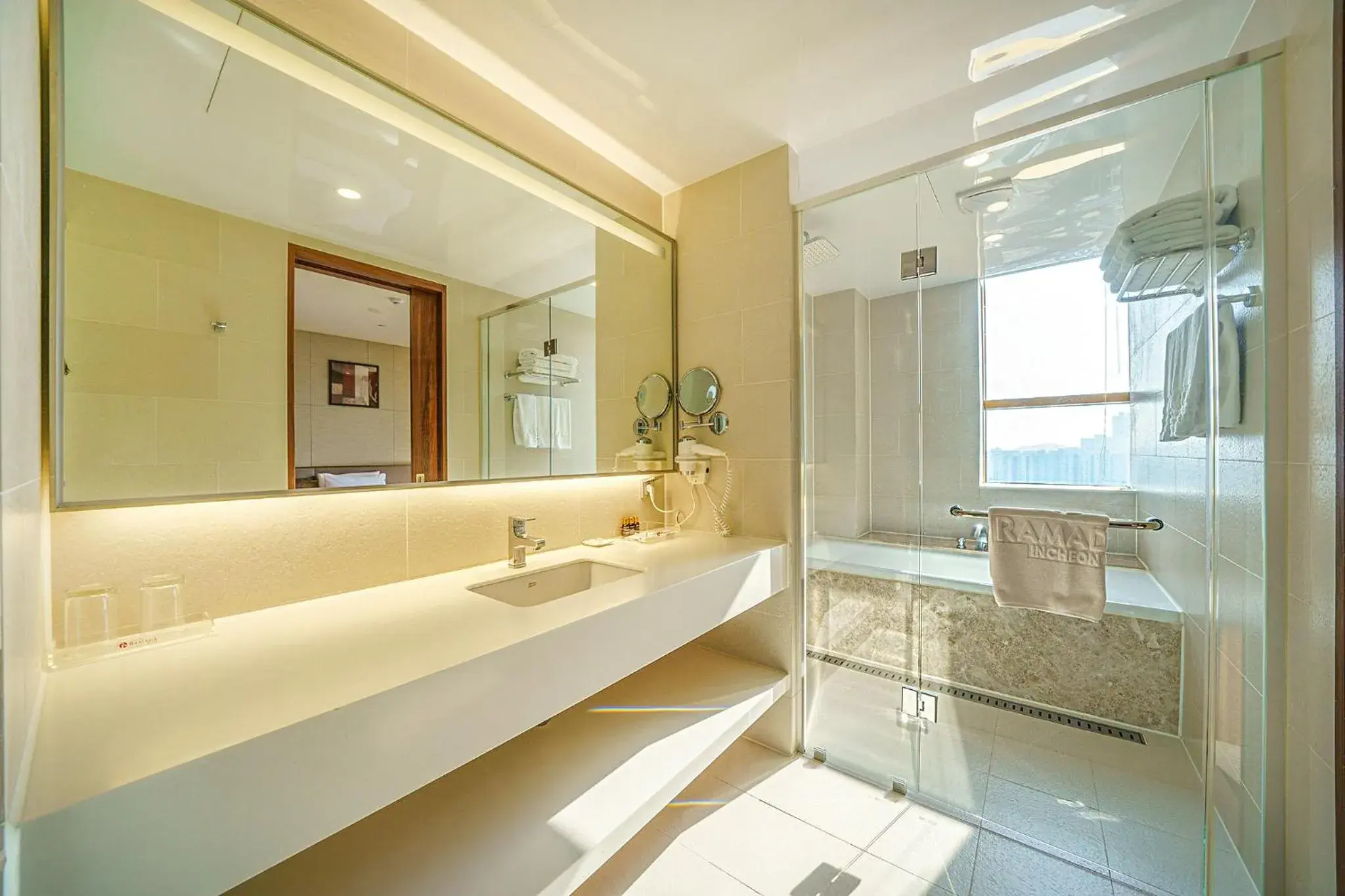 Bath, Bathroom in Ramada by Wyndham Incheon