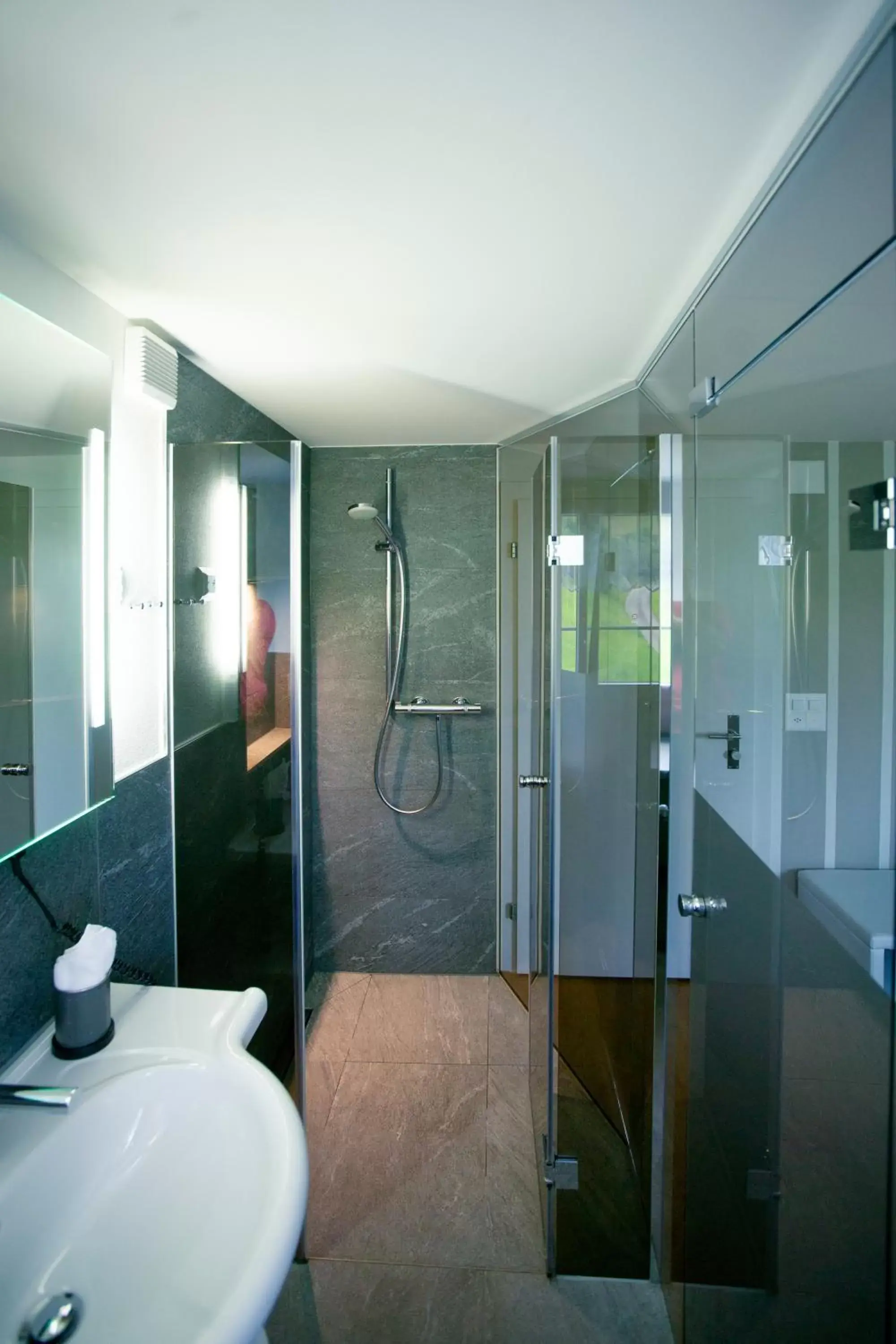 Property building, Bathroom in Landgasthof Zollhaus