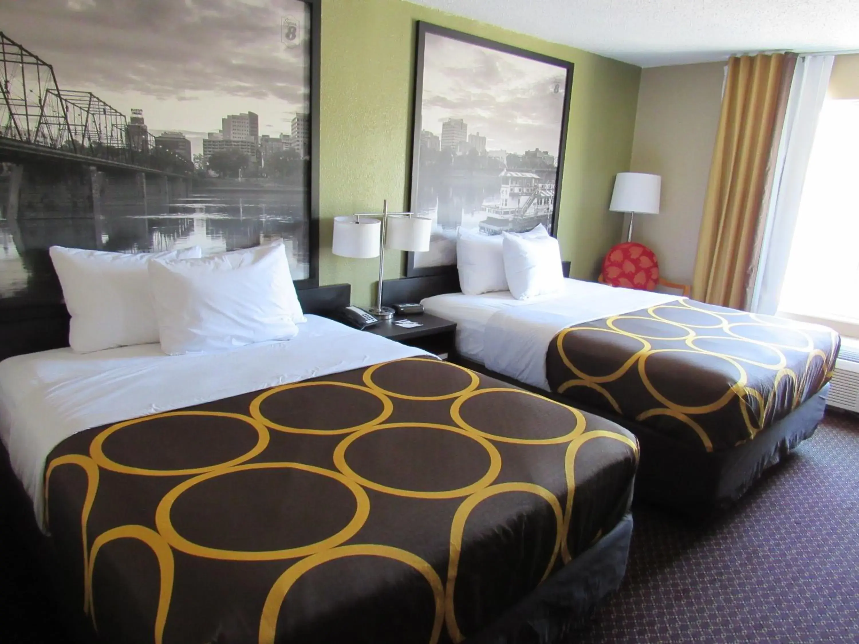 Bed in Super 8 by Wyndham New Cumberland