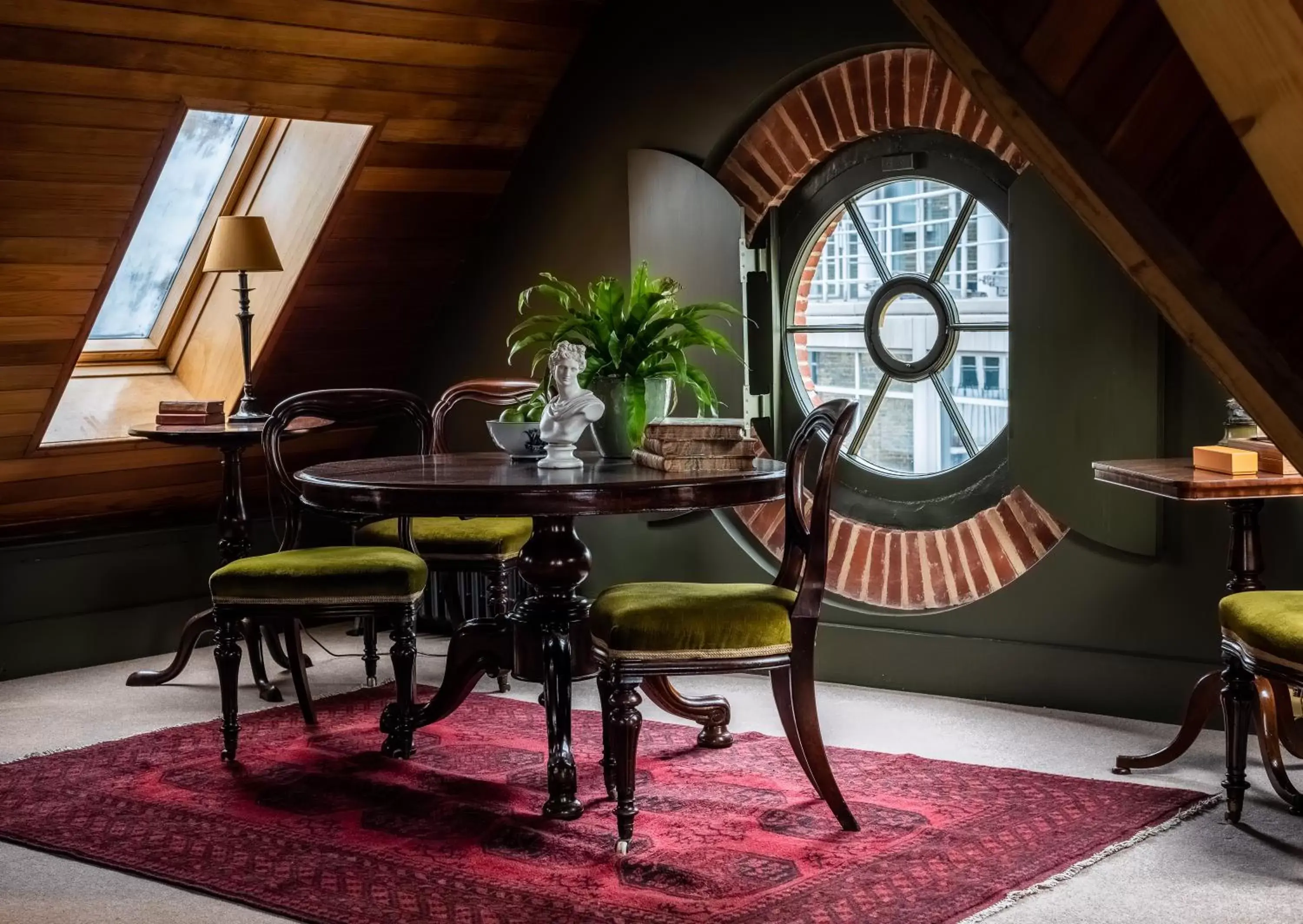 Living room in The Rookery Living room in The Rookery