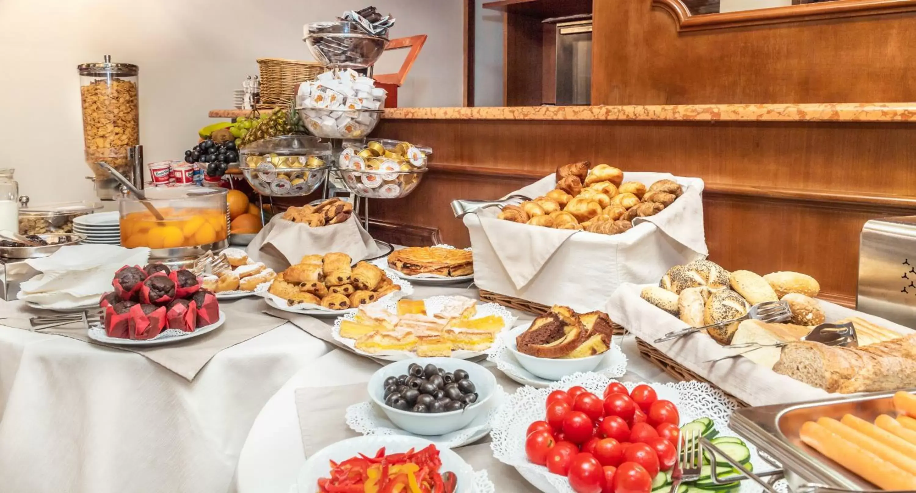 Continental breakfast in Hotel Scandinavia - Relais