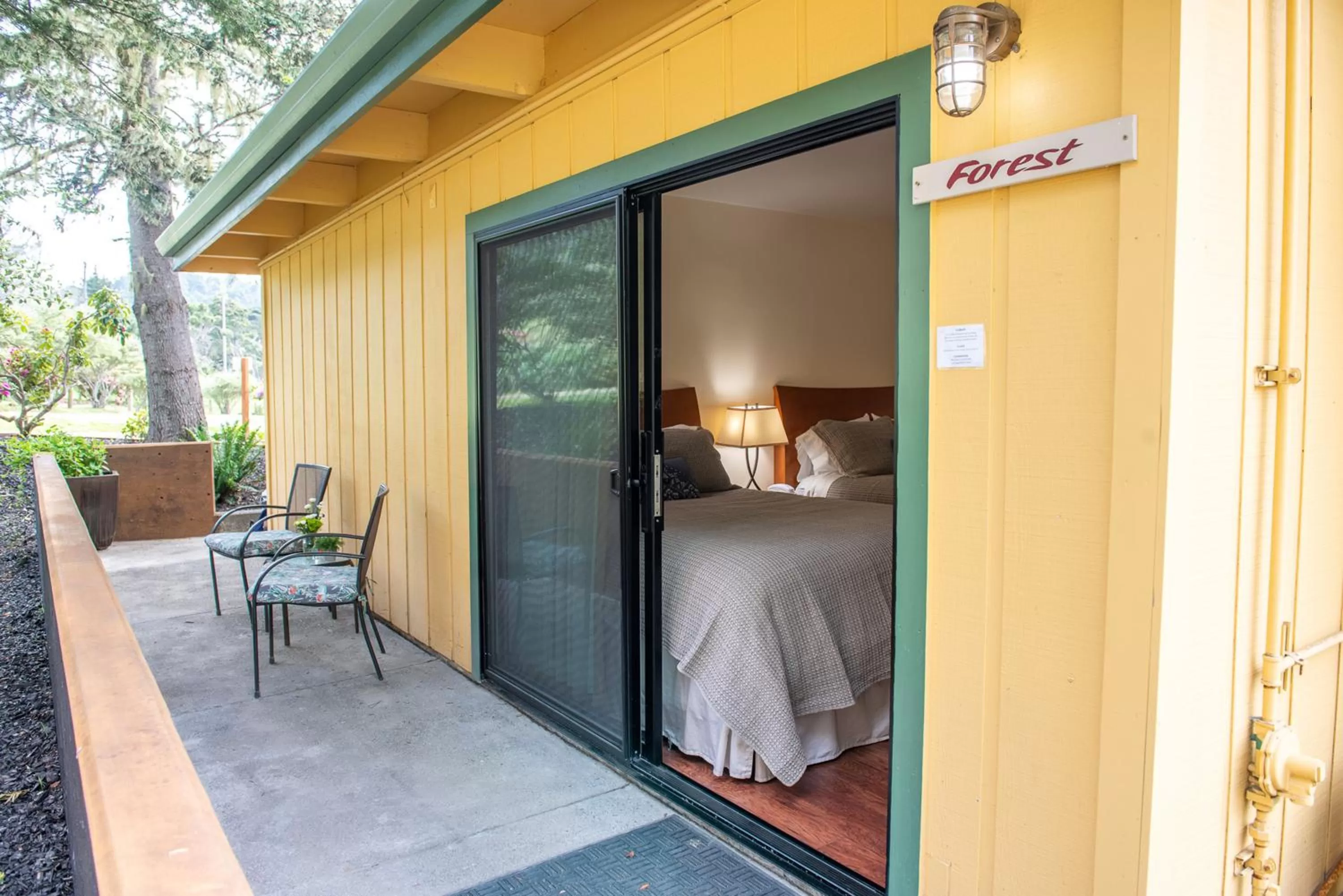 Patio in Inn at Buckhorn Cove