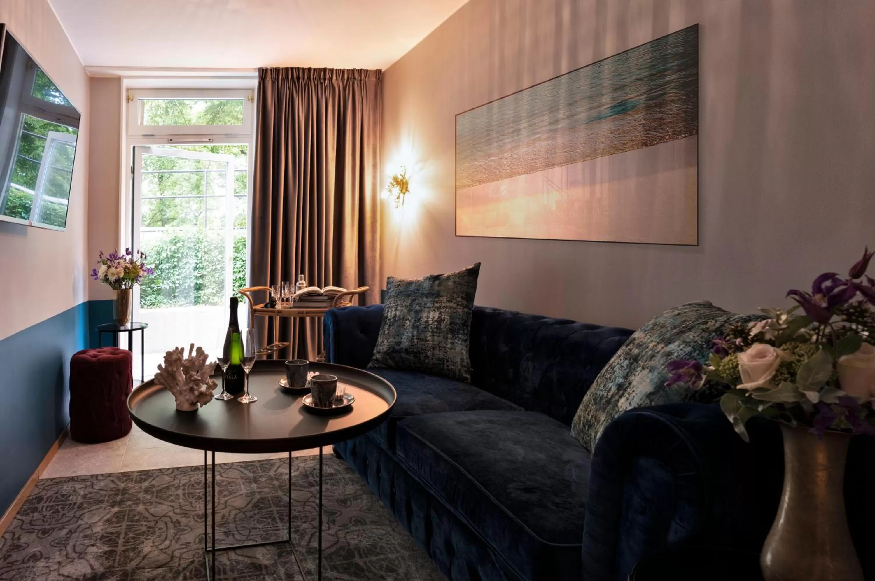 Living room in Näsby Slott