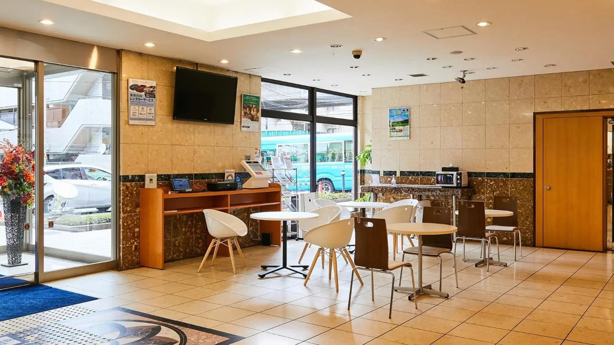 Lobby or reception, Restaurant/Places to Eat in Toyoko Inn Tokyo Tozai-Sen Nishi-Kasai