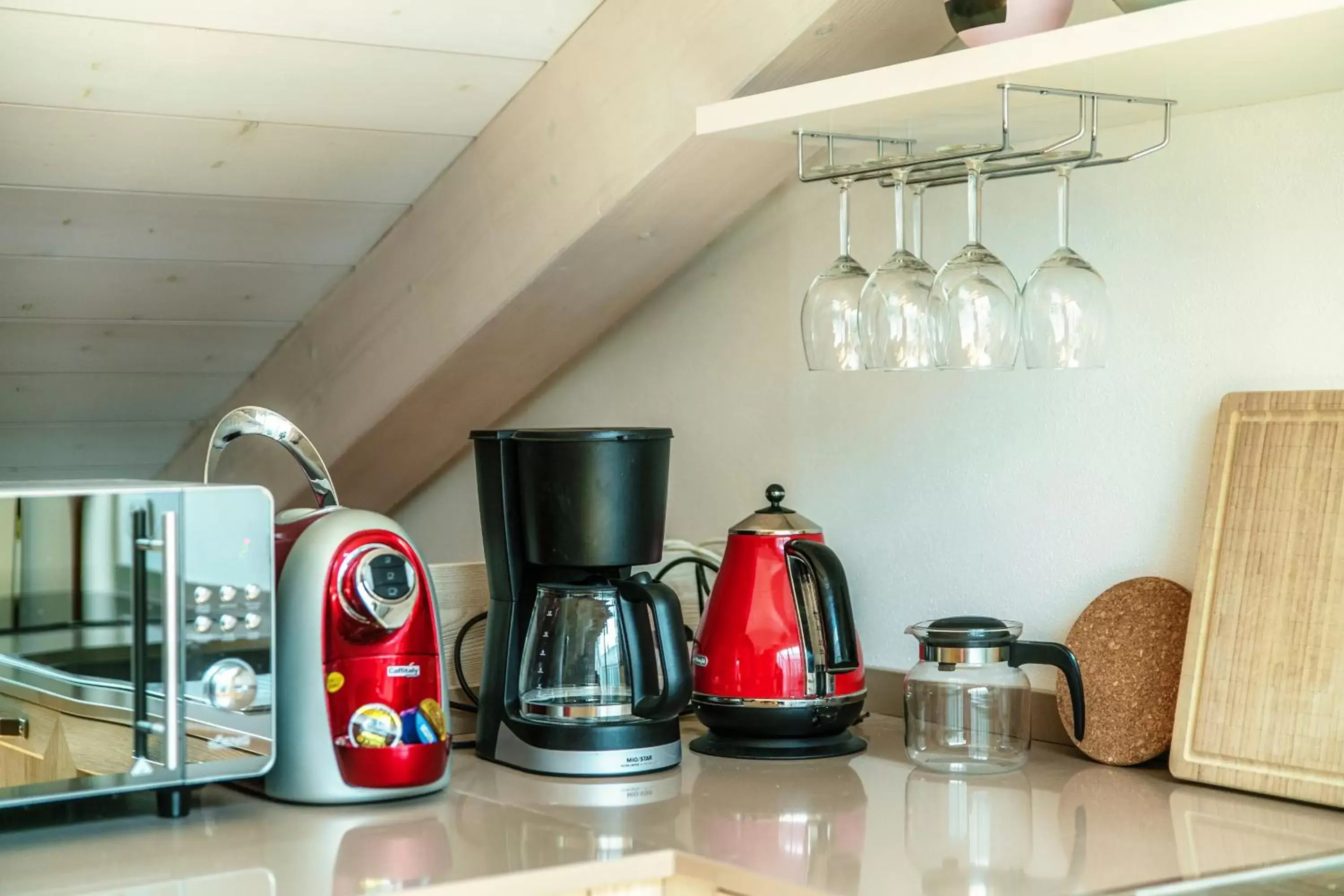 Coffee/tea facilities in Castello di Brusata Apartment