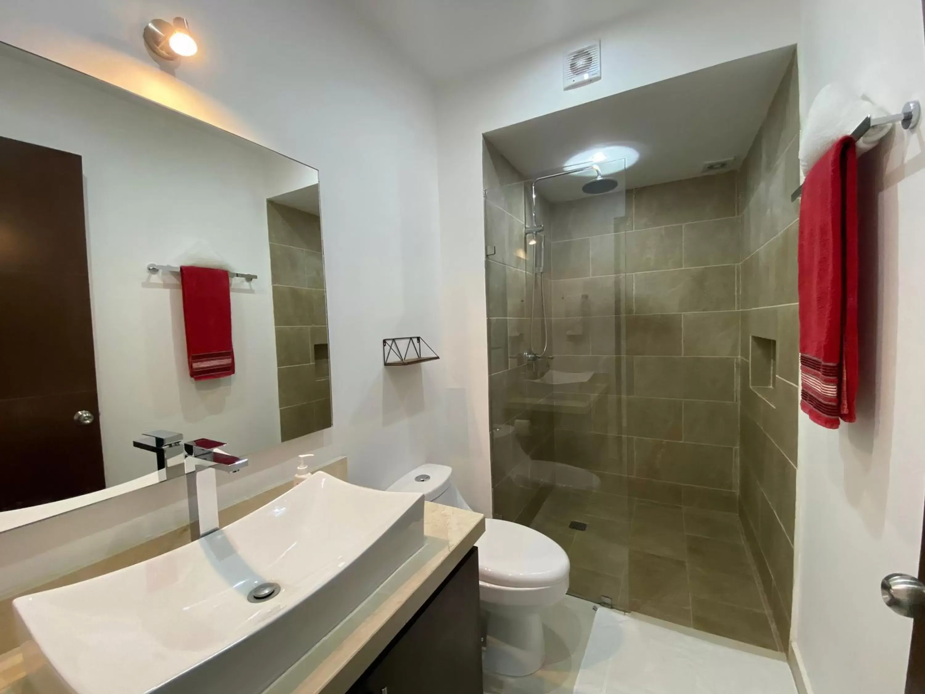 Bathroom in Apartment and Penthouse Blue Luxury Kukulkan Tulum