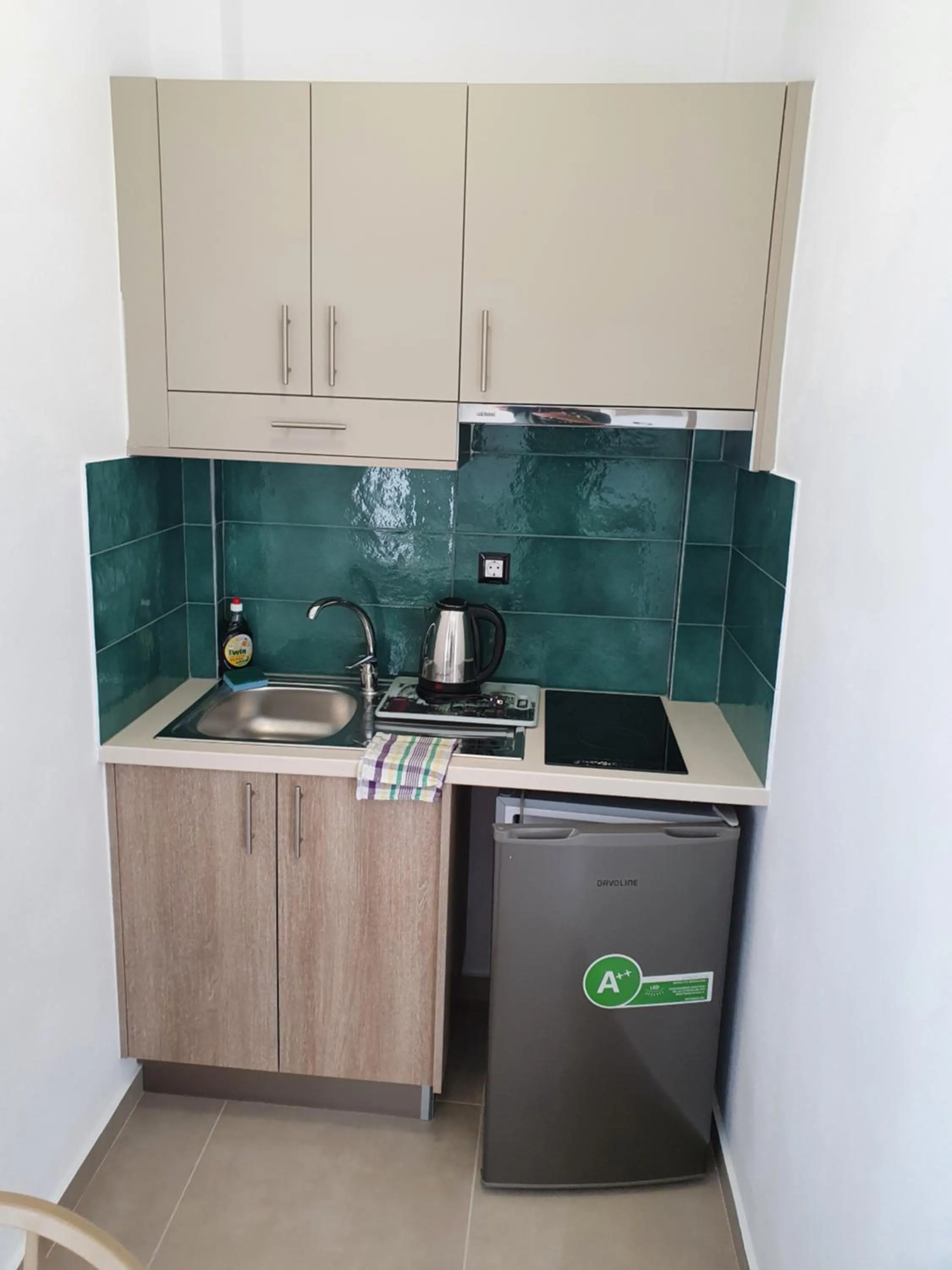 Kitchen or kitchenette in Elounda Sunrise Apartments