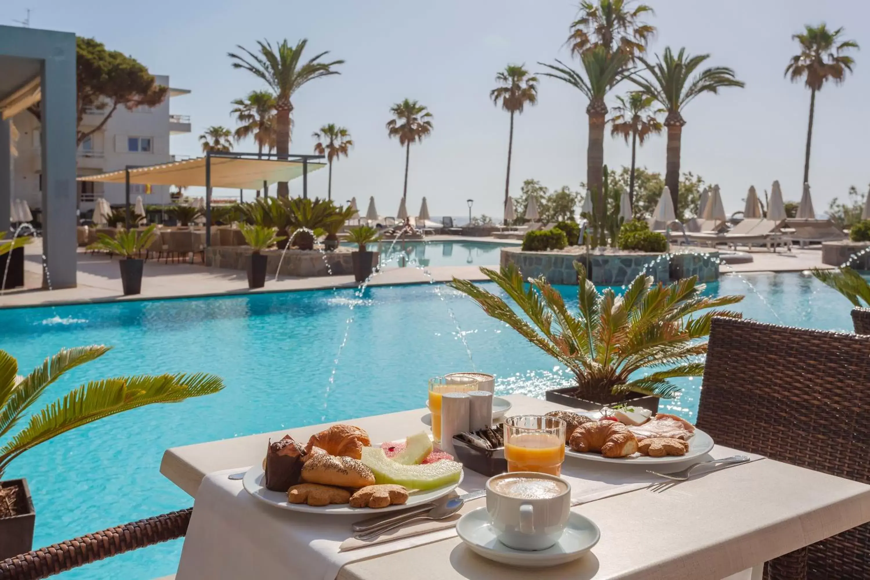 Breakfast, Swimming Pool in Marins Suites - Adults Only Hotel