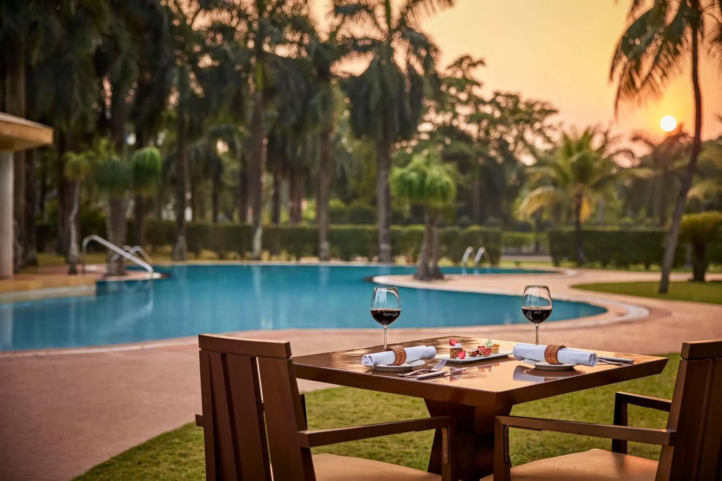 Swimming Pool in Hyatt Regency Kolkata