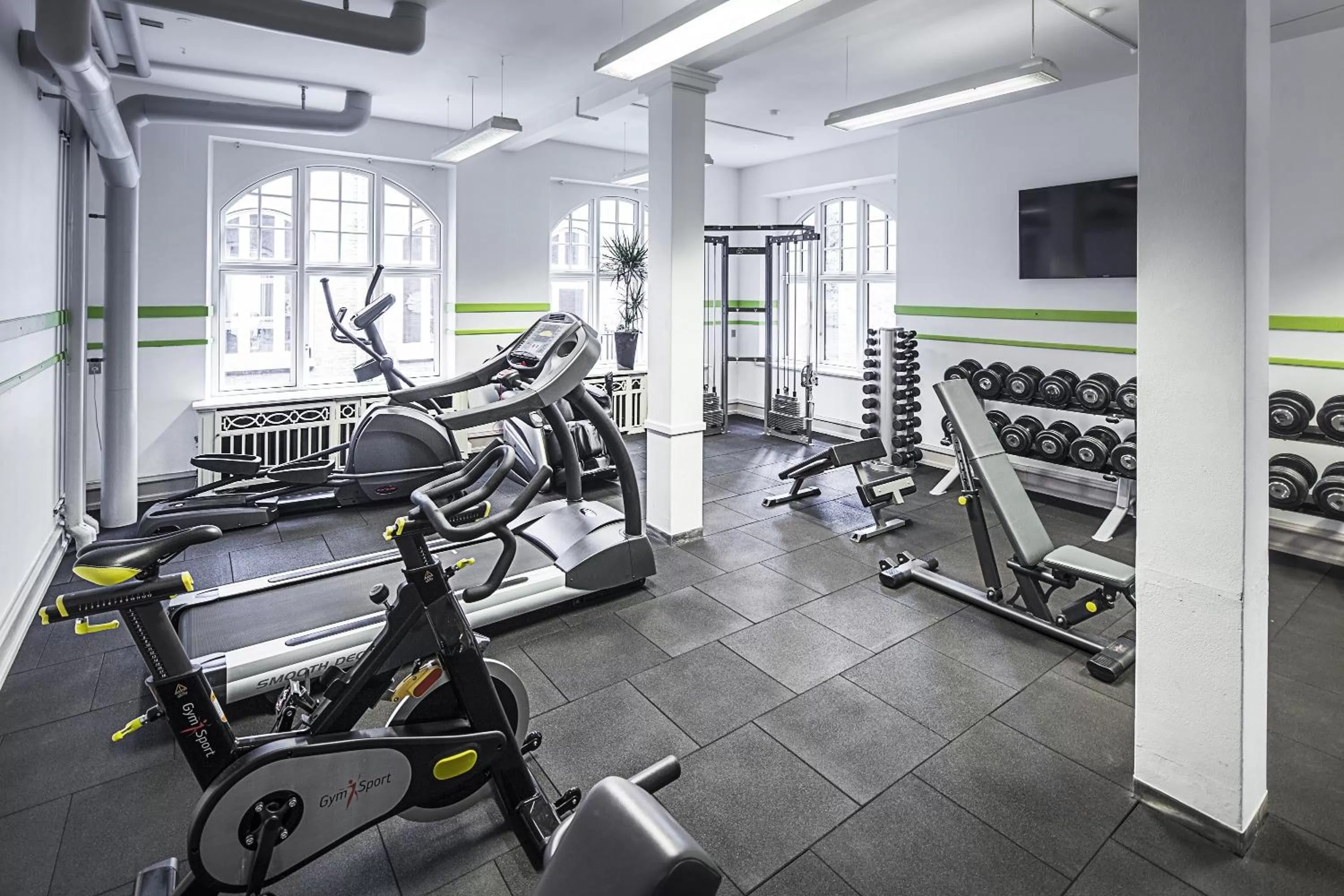 Fitness centre/facilities in First Hotel Grand