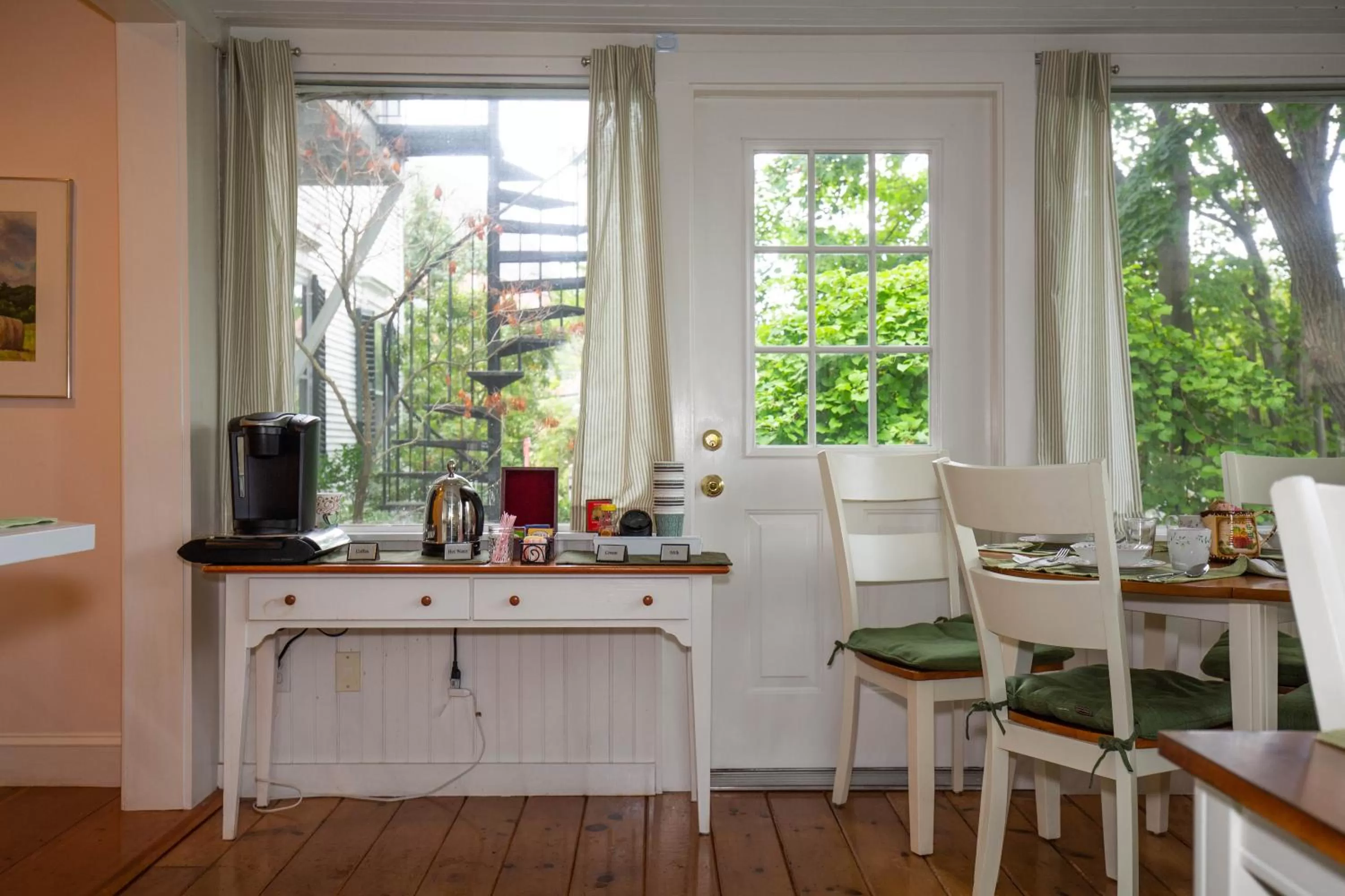 Continental breakfast in Clark Currier Inn