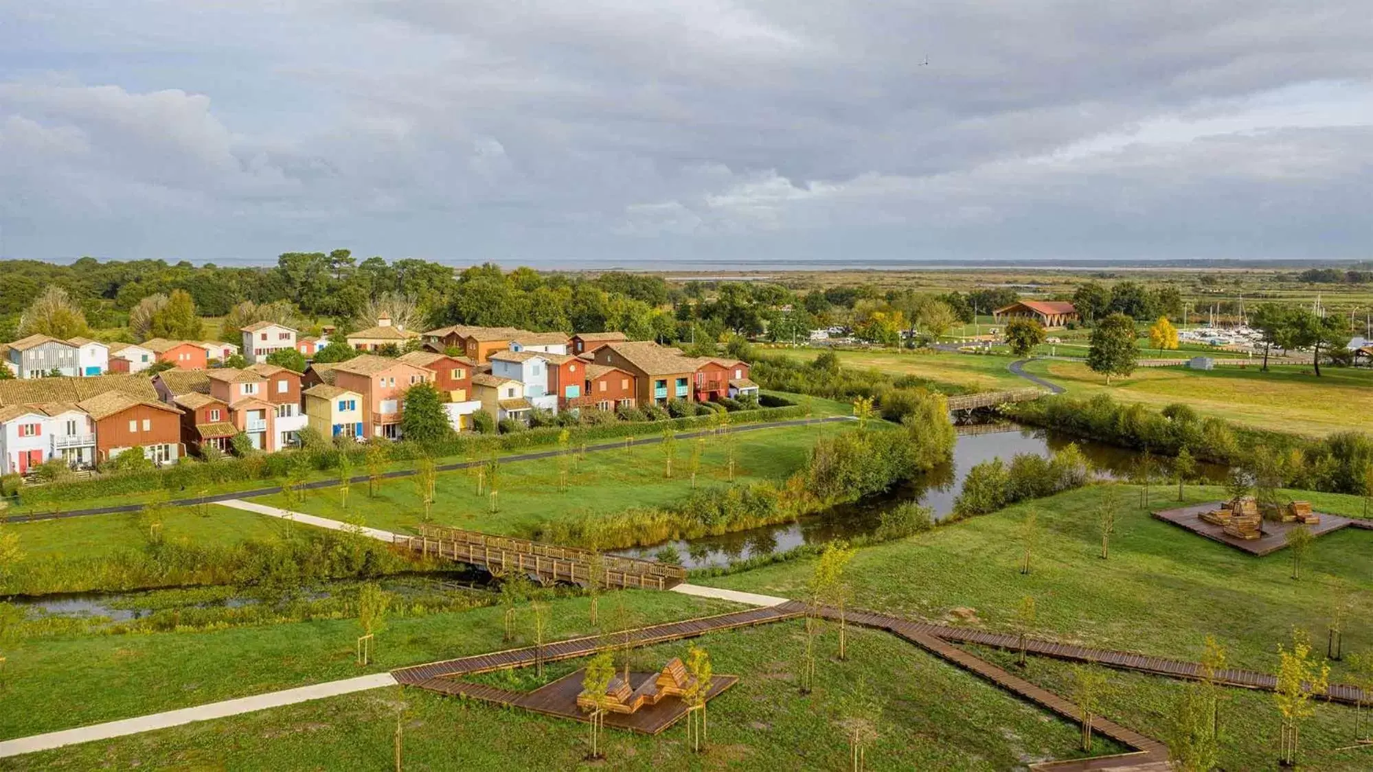 Bird's-eye View in Madame Vacances Les Rives Marines