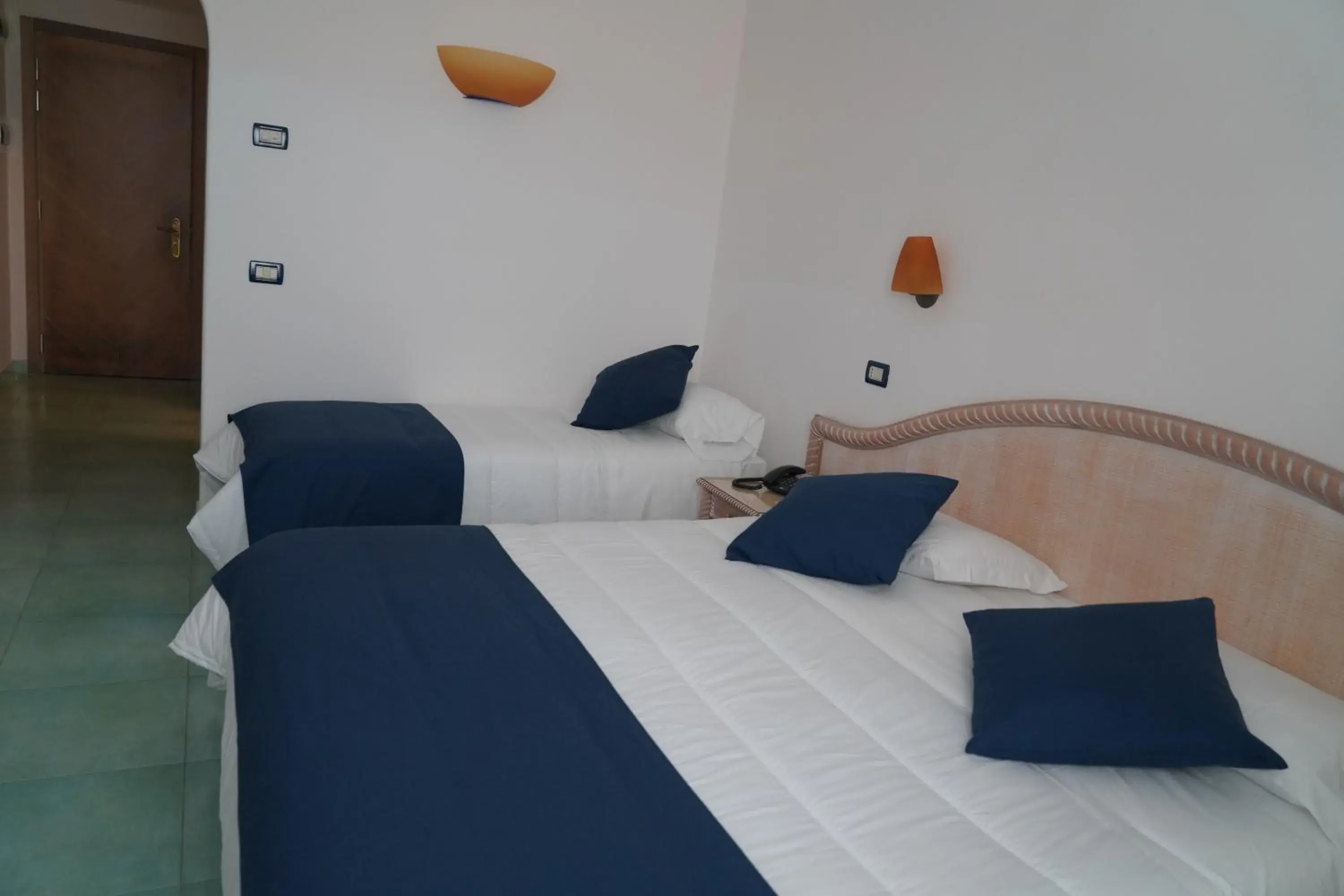 Bed in Hotel Albatros