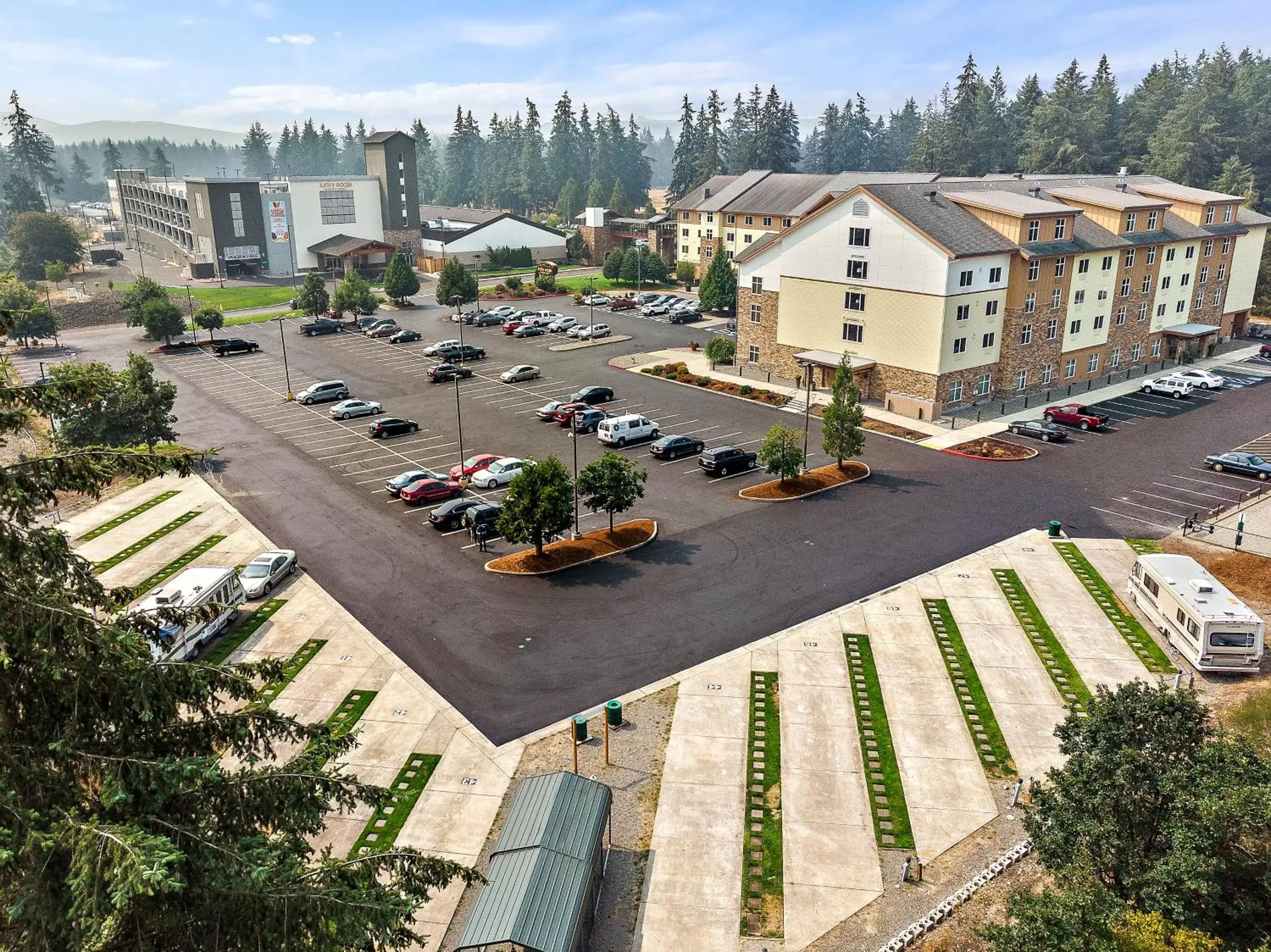 Bird's eye view in Lucky Eagle Casino & Hotel (Washington) Bird's eye view in Lucky Eagle Casino & Hotel (Washington)