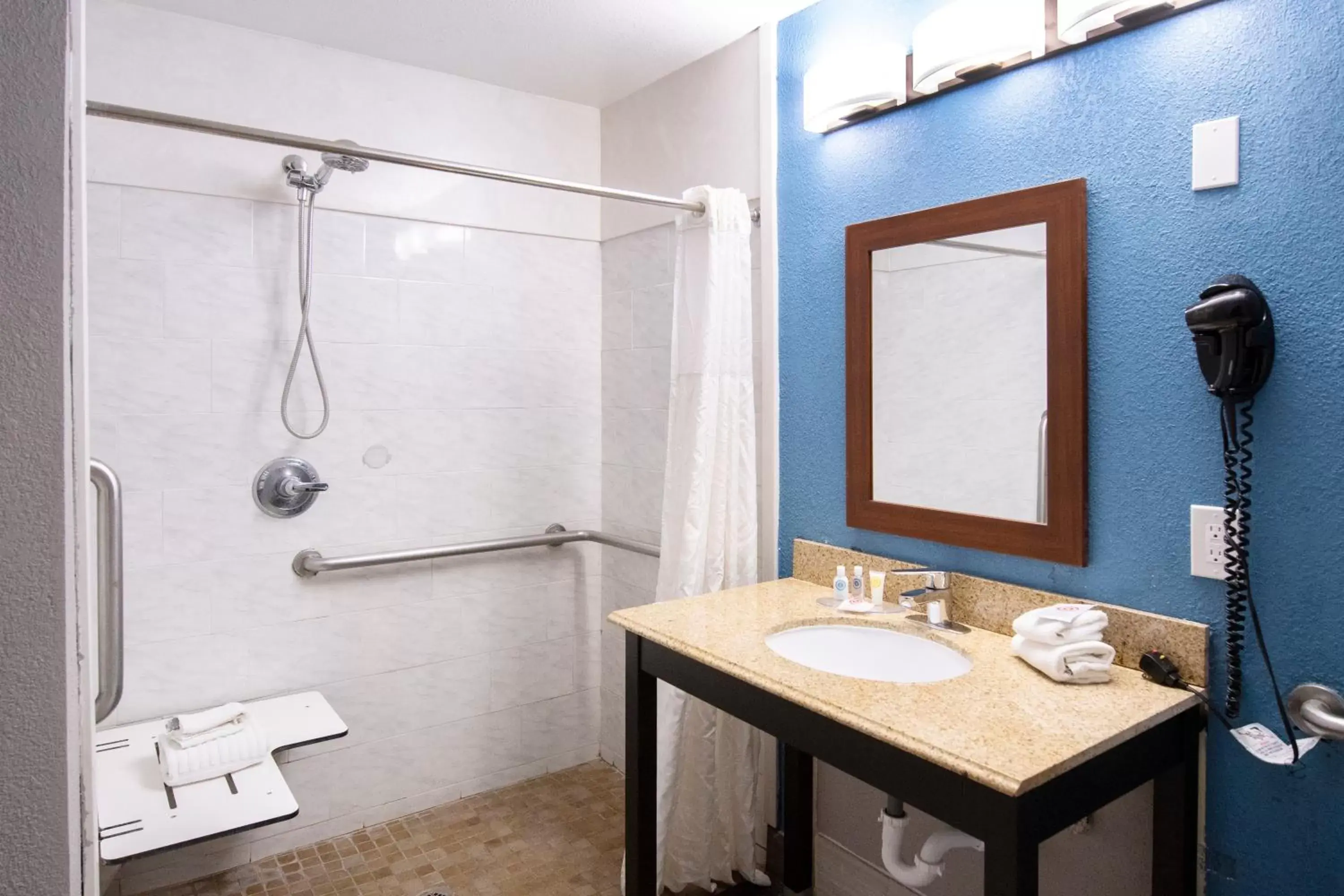 Shower, Bathroom in Comfort Inn & Suites Near Medical Center