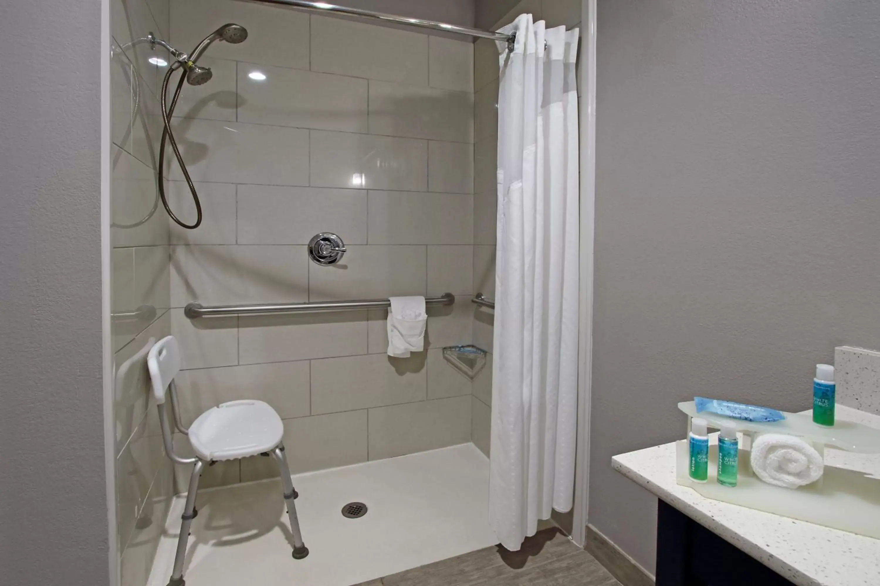 Photo of the whole room, Bathroom in Holiday Inn Express and Suites Houston North - IAH Area, an IHG Hotel