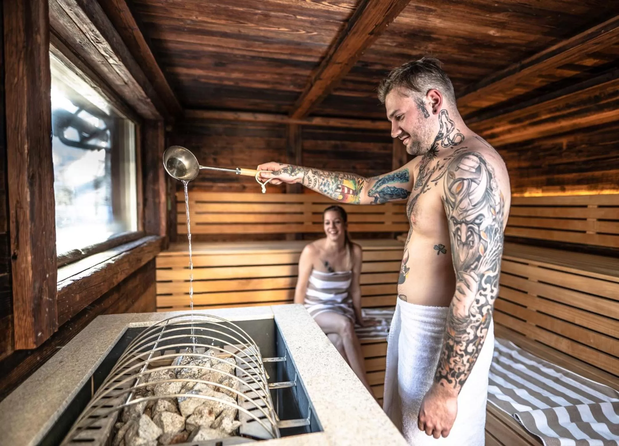Sauna in Hotel Kaprunerhof
