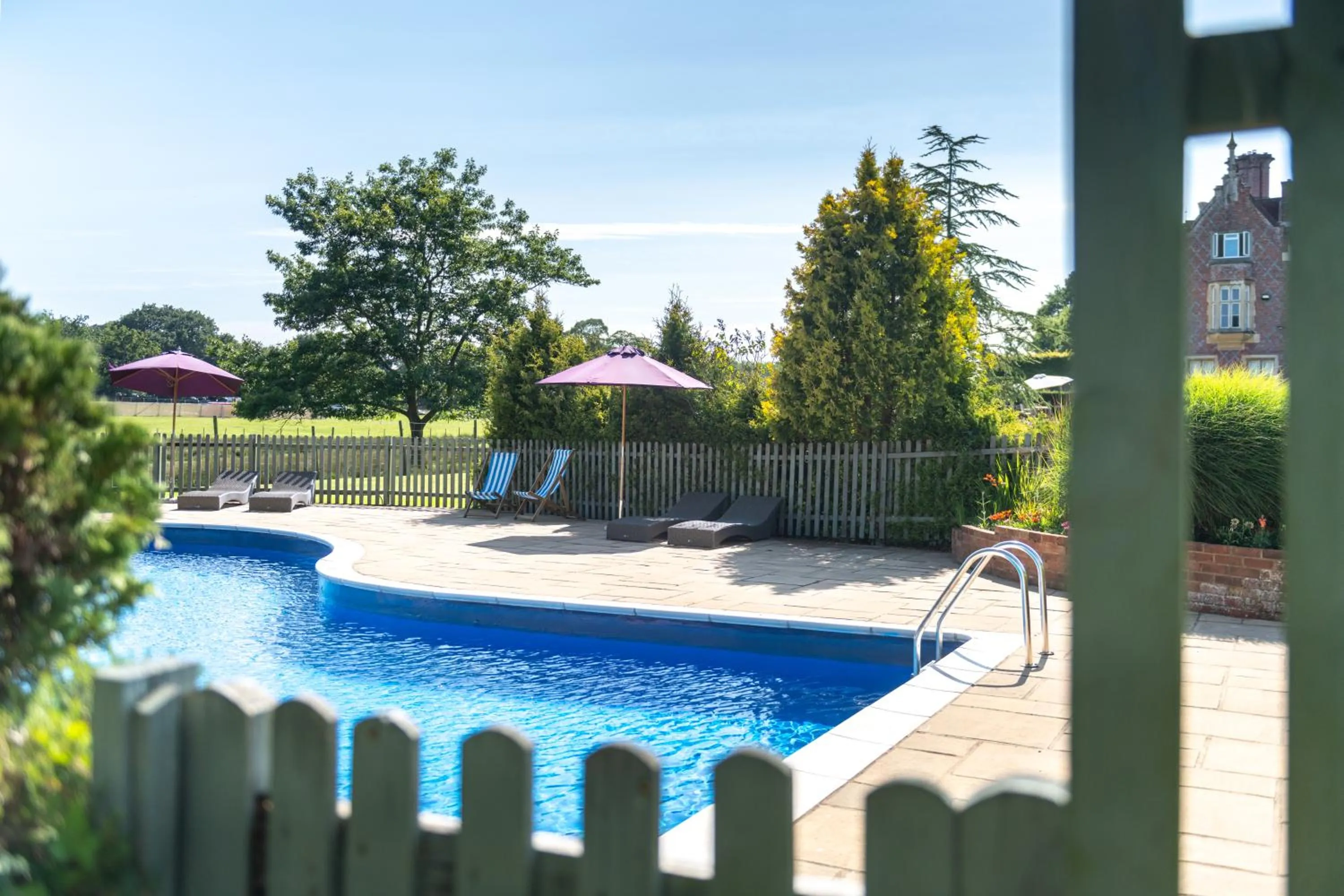 Swimming pool in Burley Manor