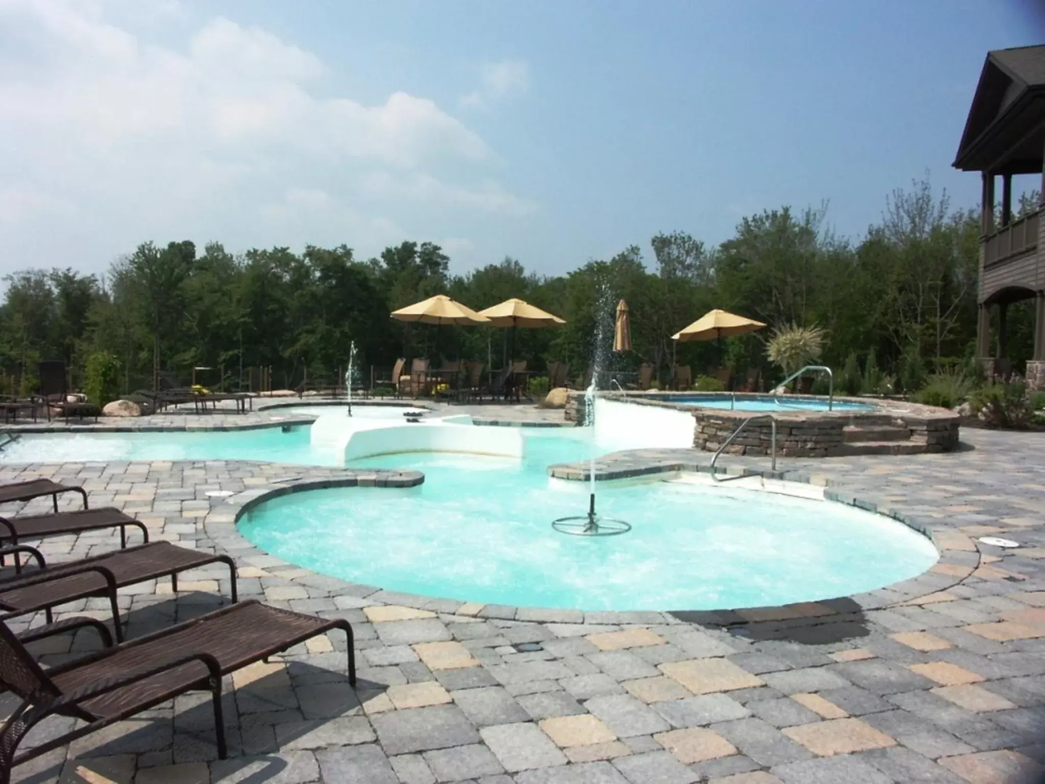 Swimming Pool in Cap Tremblant Mountain Resort