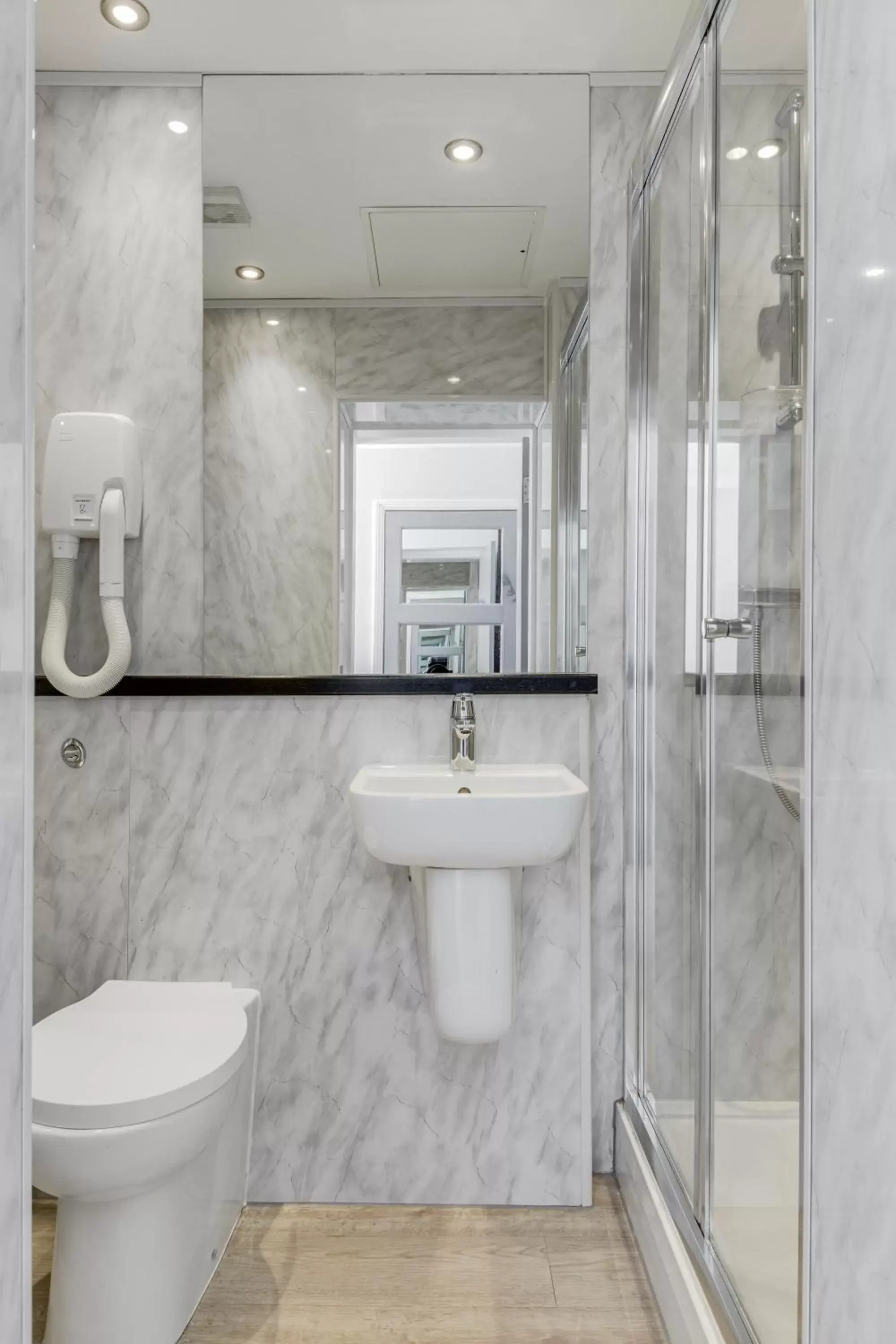 Shower, Bathroom in 1 Lexham Gardens Hotel