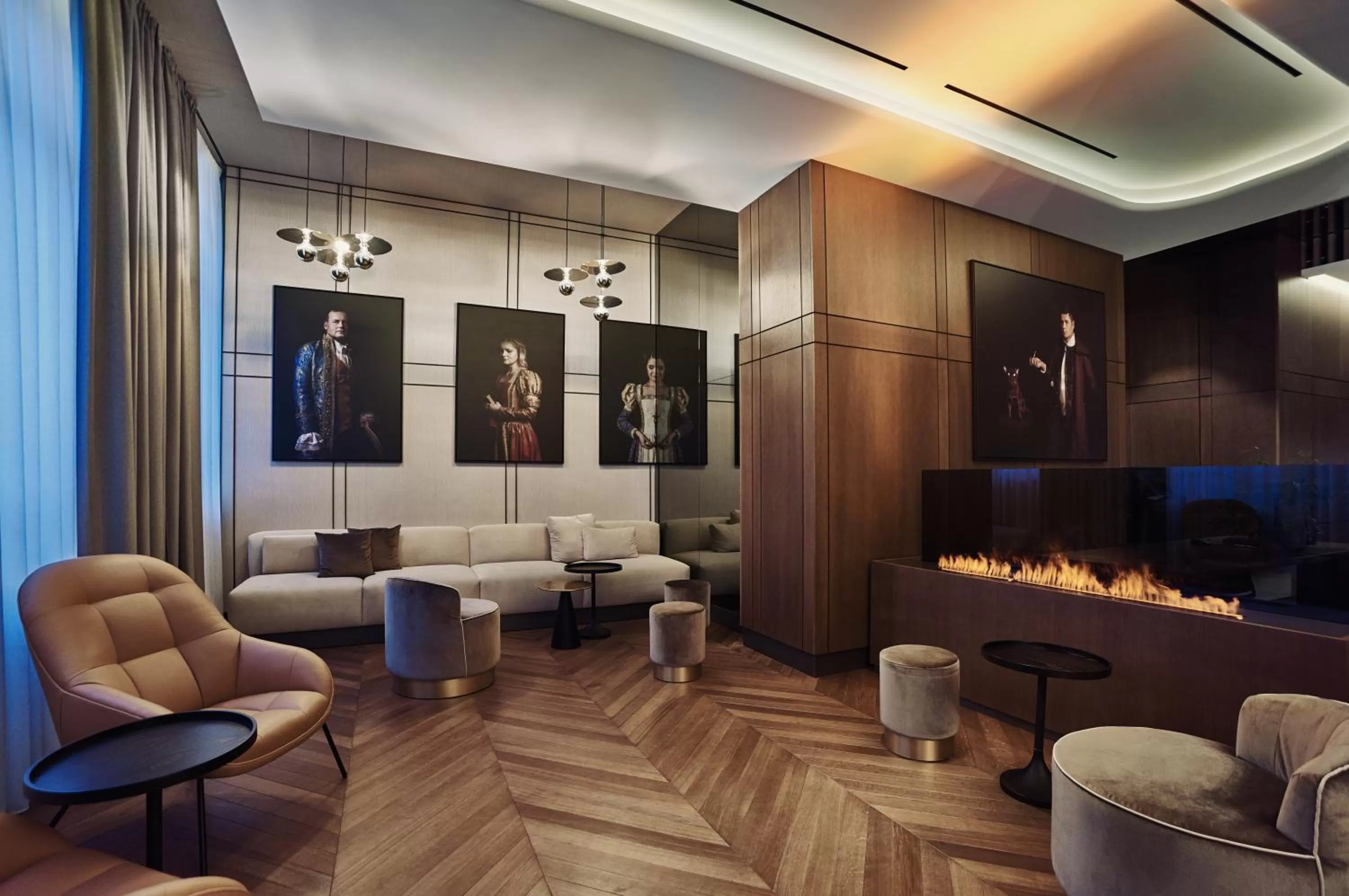 Lobby or reception in Radisson Blu Hotel, Kyiv City Centre