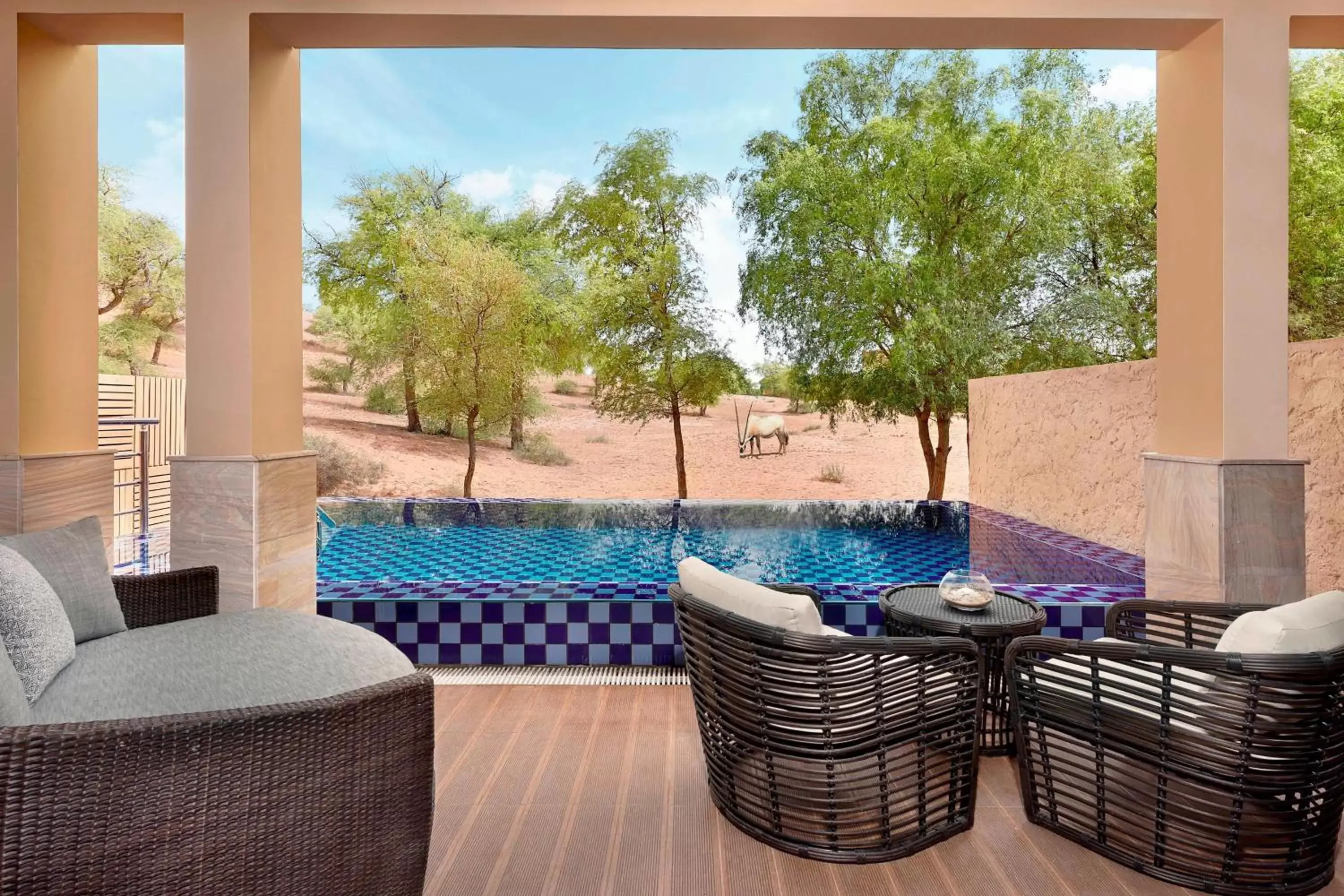 Swimming pool in The Ritz-Carlton Ras Al Khaimah, Al Wadi Desert