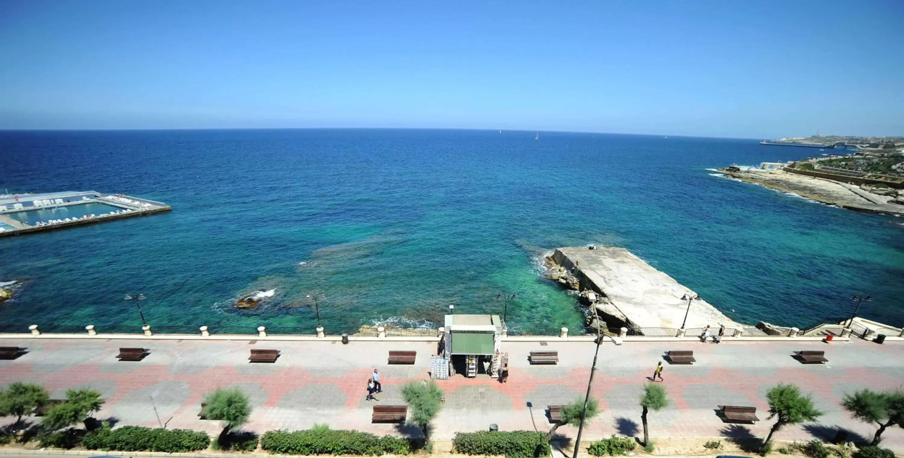 View (from property/room), Sea View in Sliema Chalet Hotel