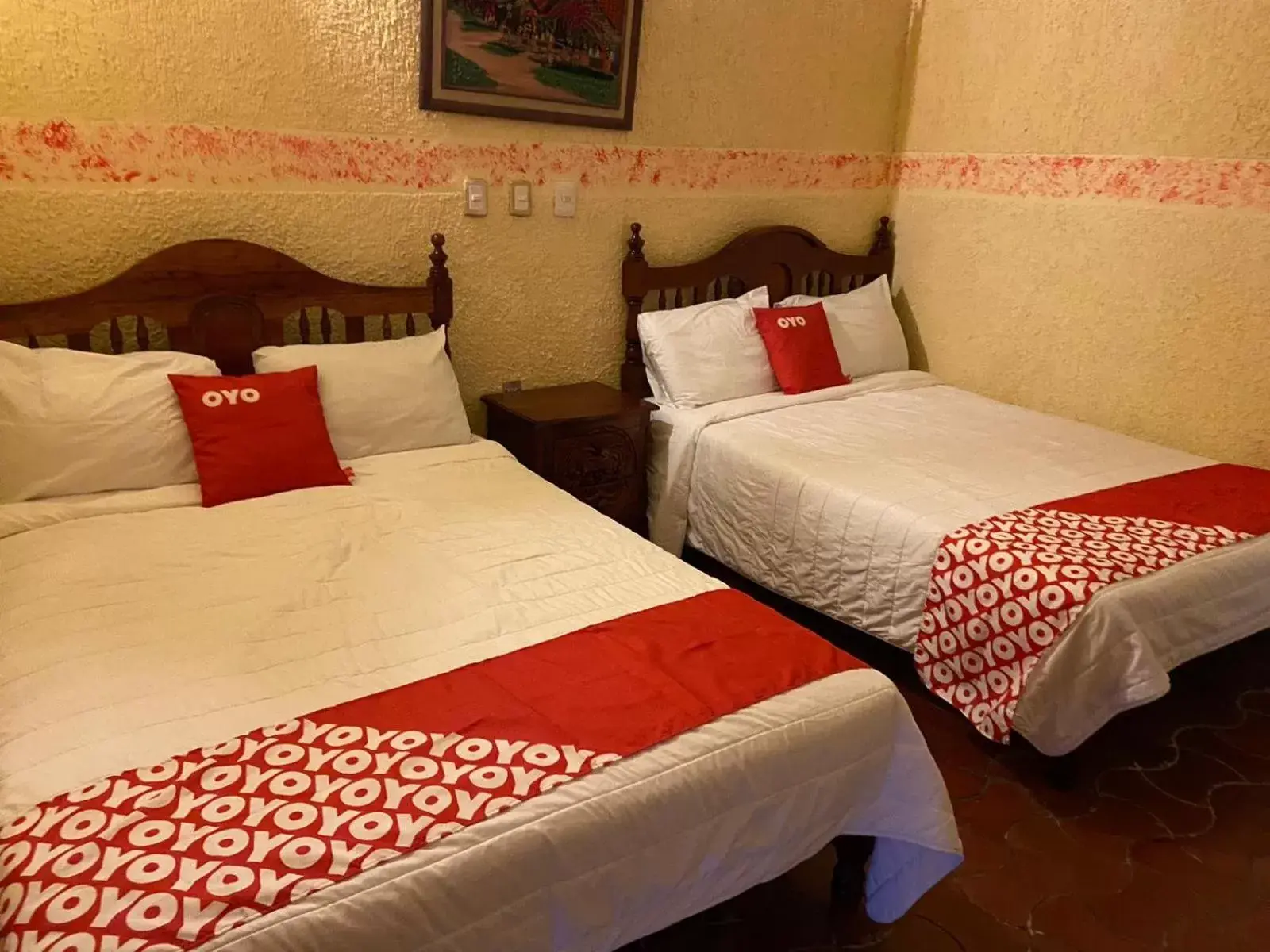 Bed in Rancho Hotel El Carmen