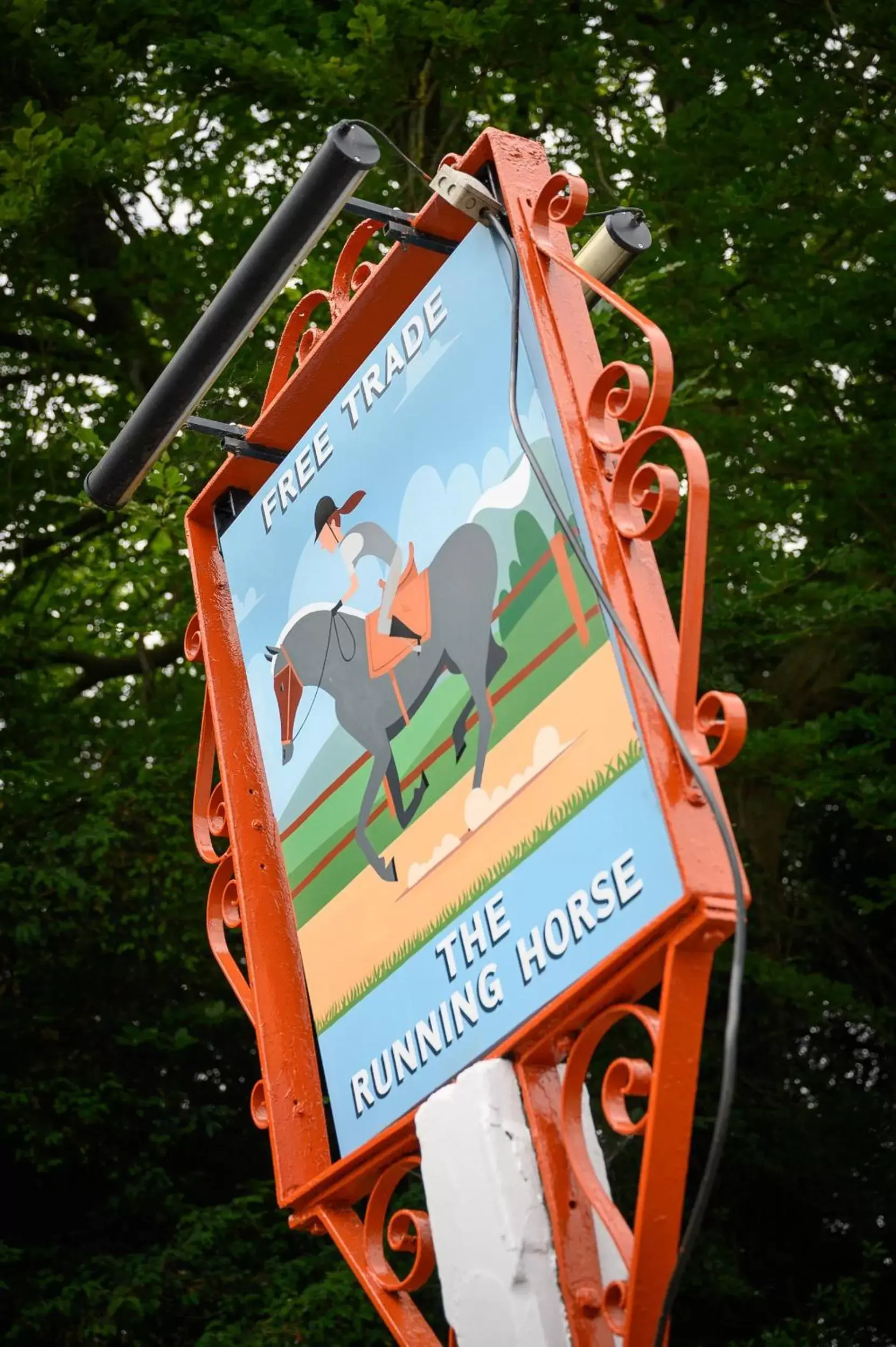 Logo/Certificate/Sign in The Running Horse