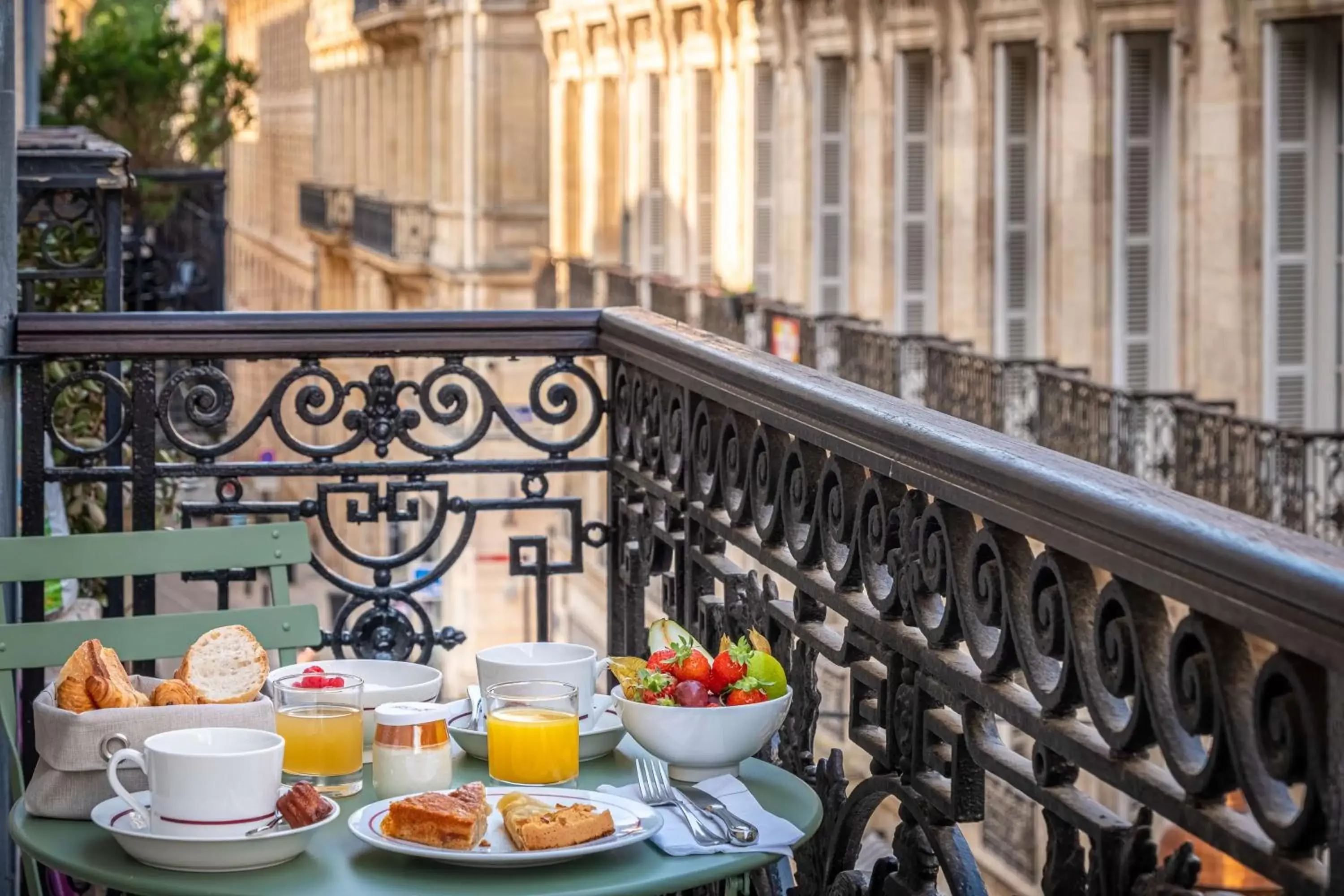 Balcony/Terrace in Best Western Grand Hotel Francais