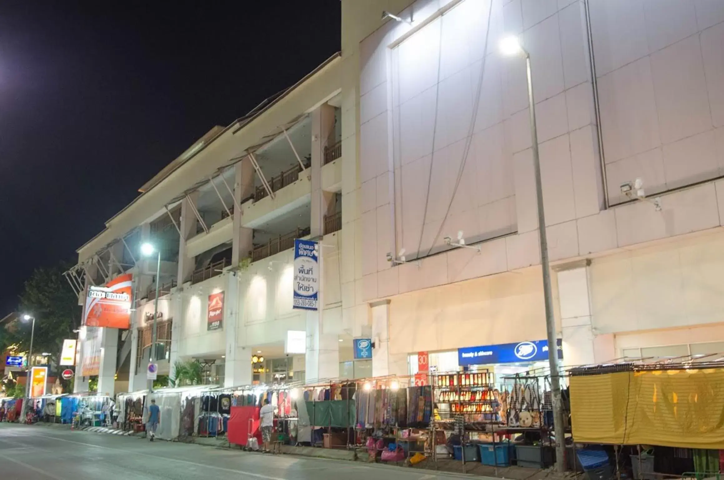 Property Building in Night Bazaar Place