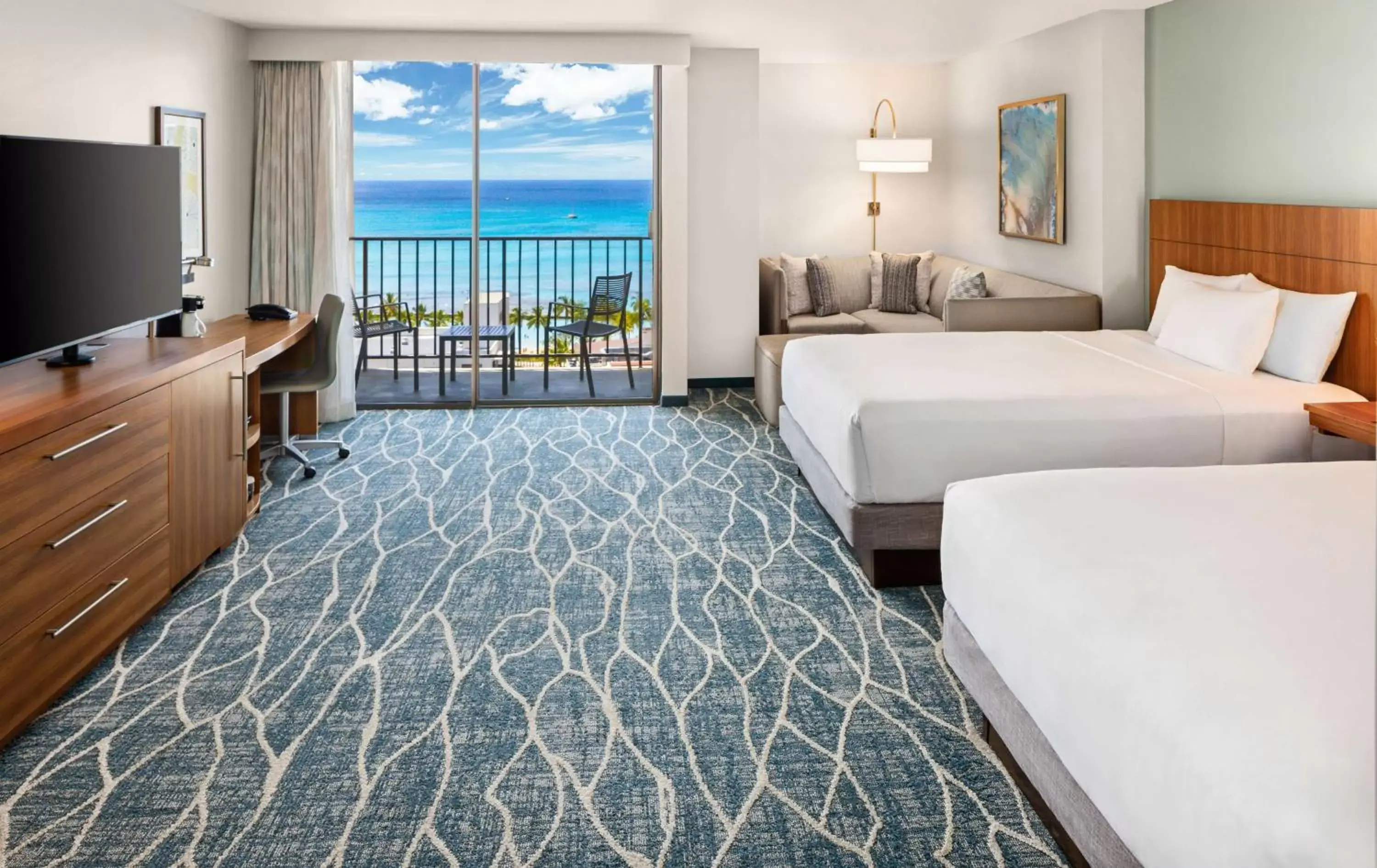 Bedroom in Hyatt Place Waikiki Beach