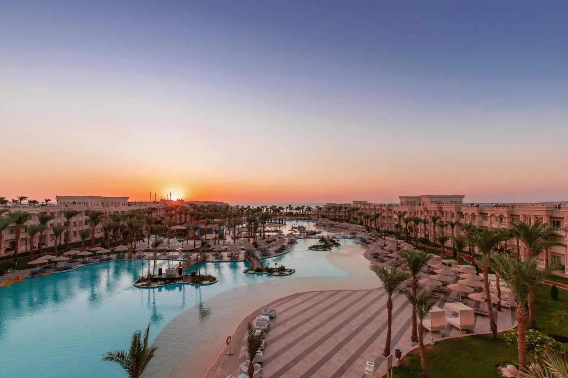 Bird's eye view, Pool View in Albatros Palace Resort (Families and Couples Only)