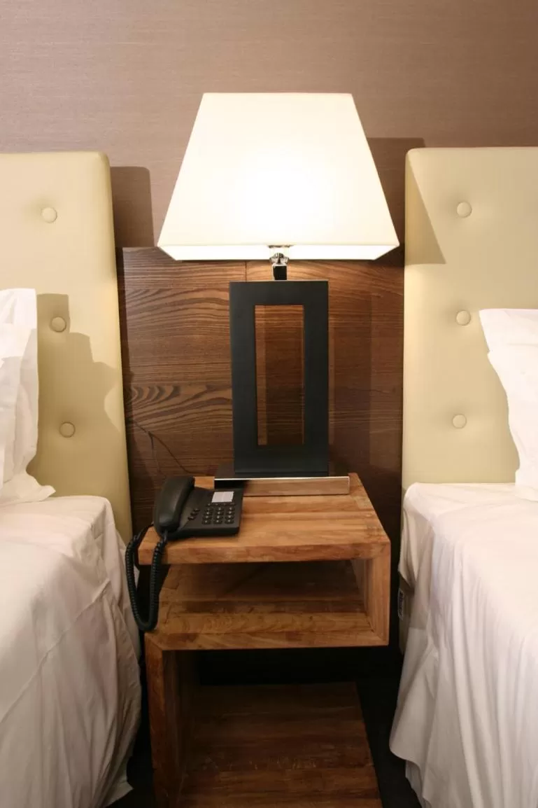 Decorative detail, Bed in Admiral Park Hotel by Falco D'Oro Hotels