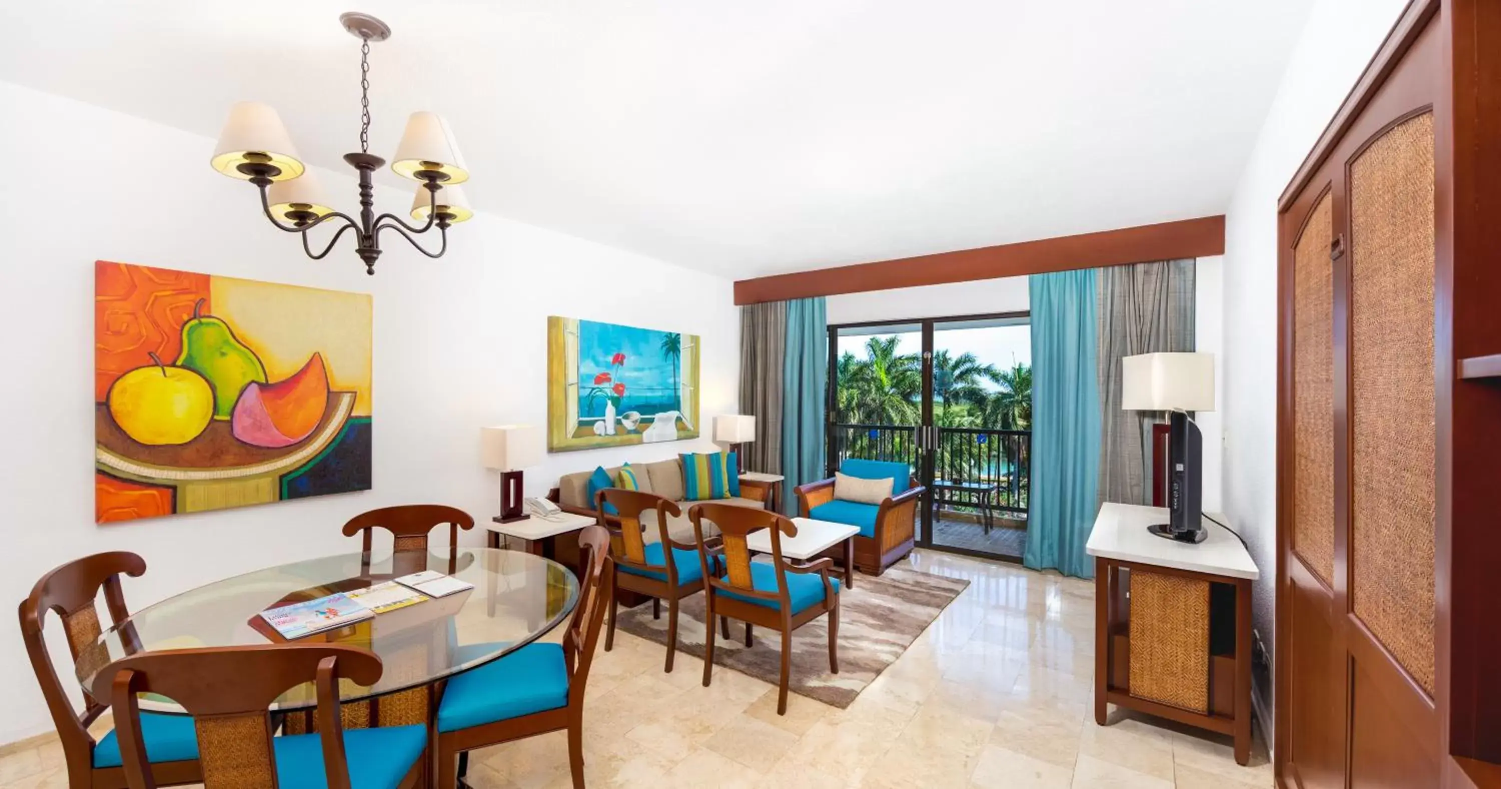 Living room in The Villas at The Royal Cancun - All Suites Resort