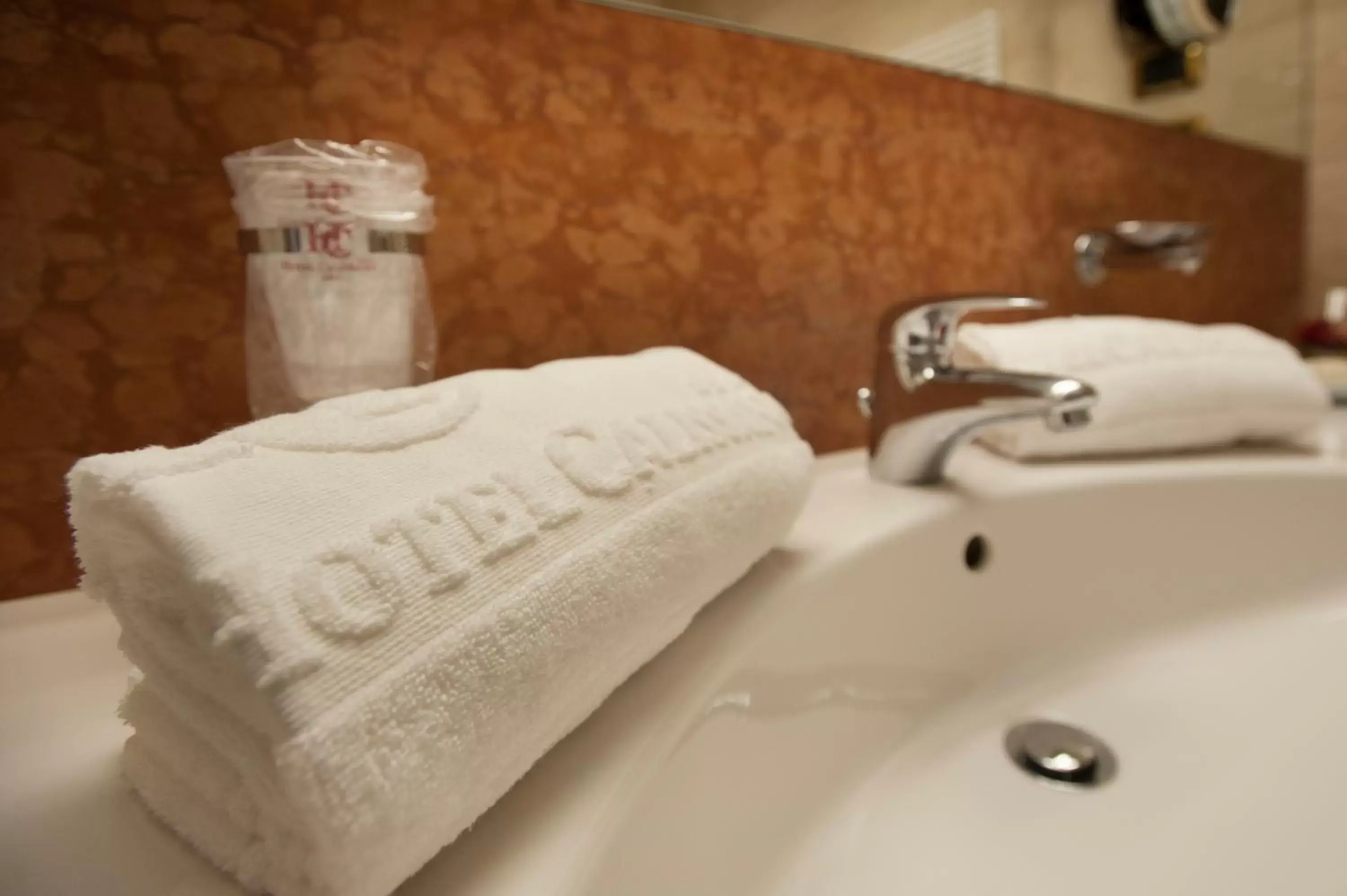 Decorative detail, Bathroom in Hotel Calissano