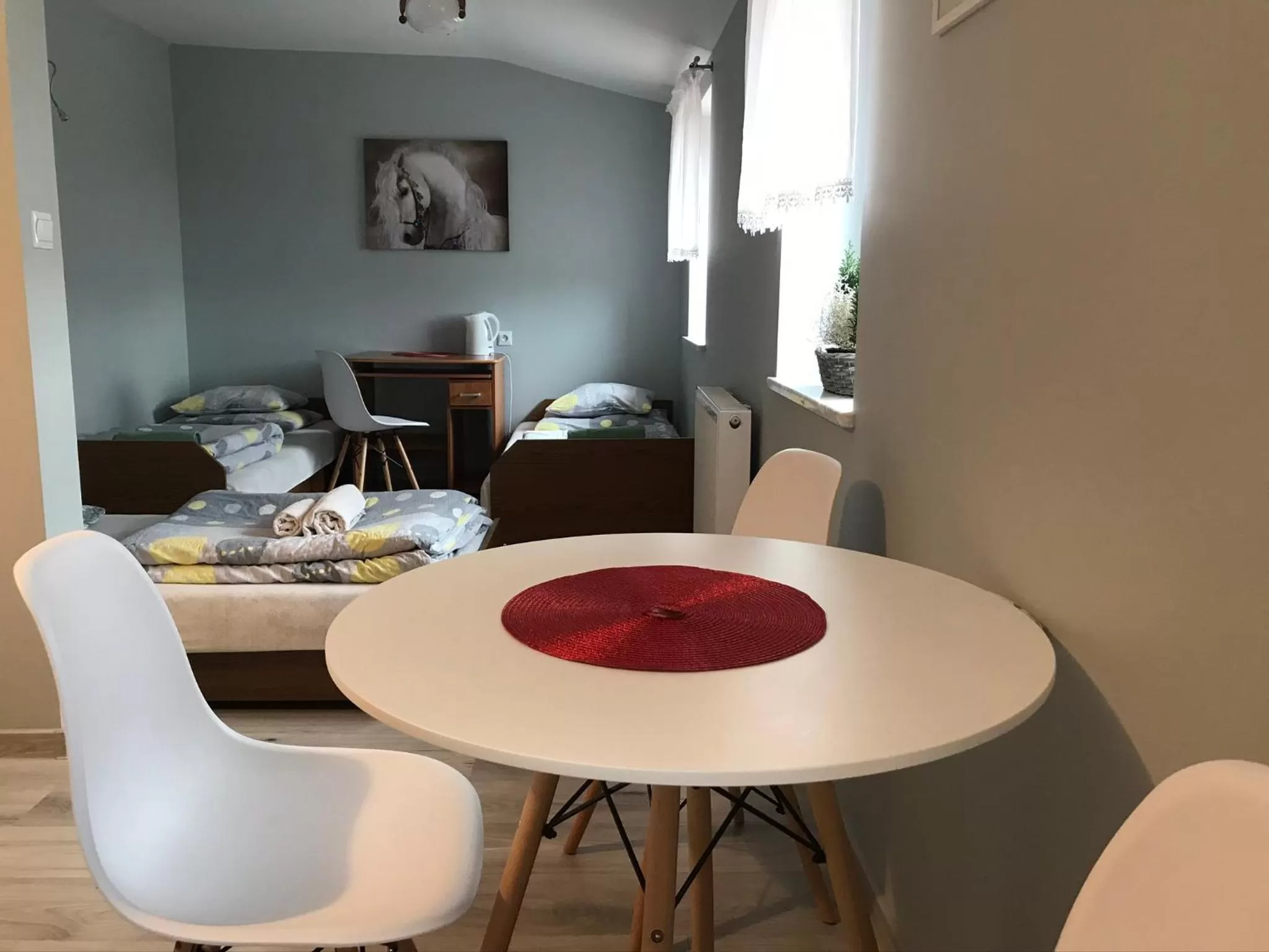 Dining Area in Stajnia pod Dębem
