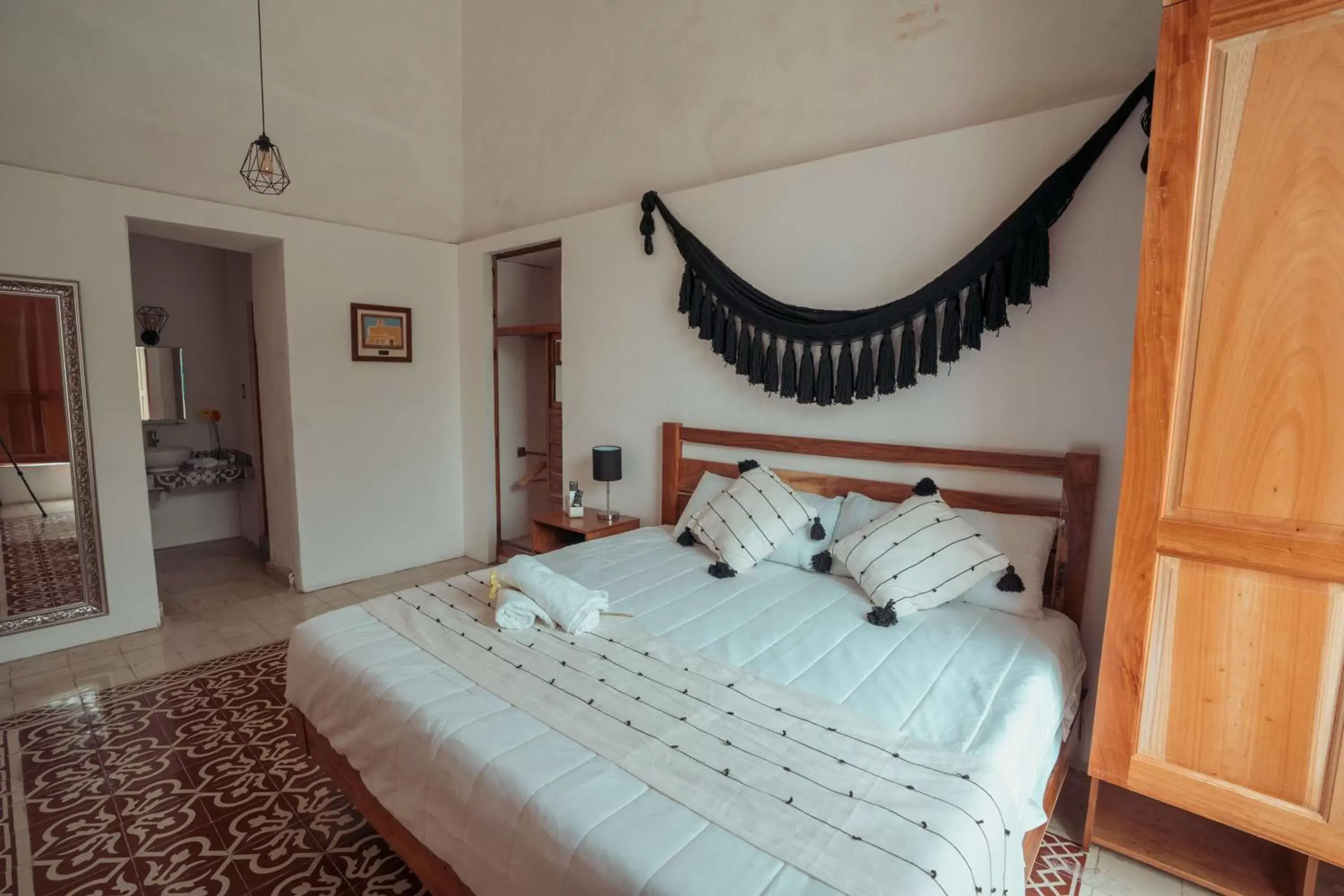 Bed in Hotel Casa Piedad