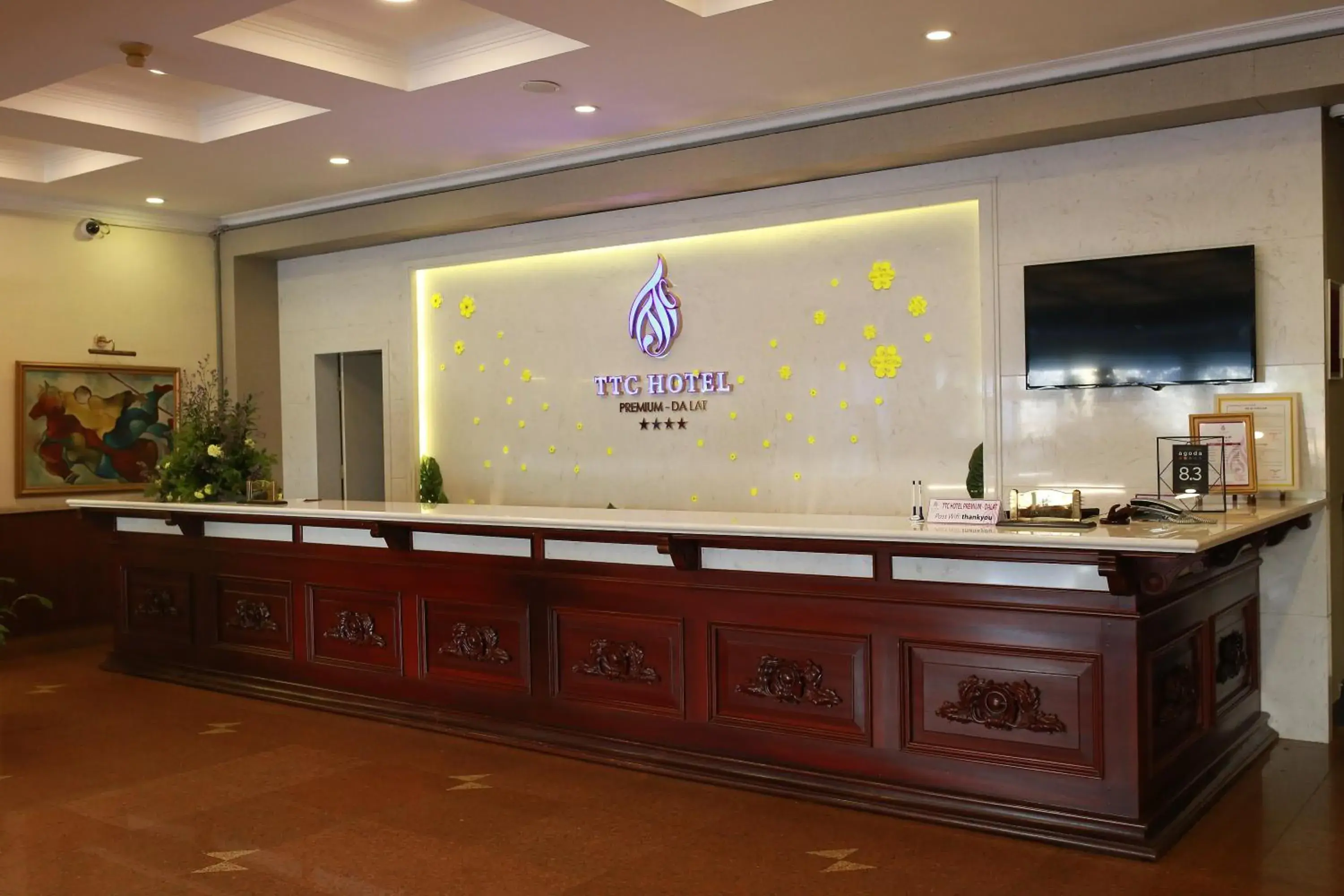 Lobby or reception, Lobby/Reception in TTC Hotel - Da Lat