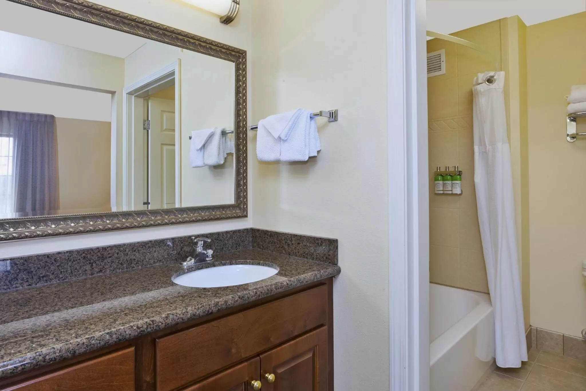 Shower in Staybridge Suites Lansing-Okemos by IHG