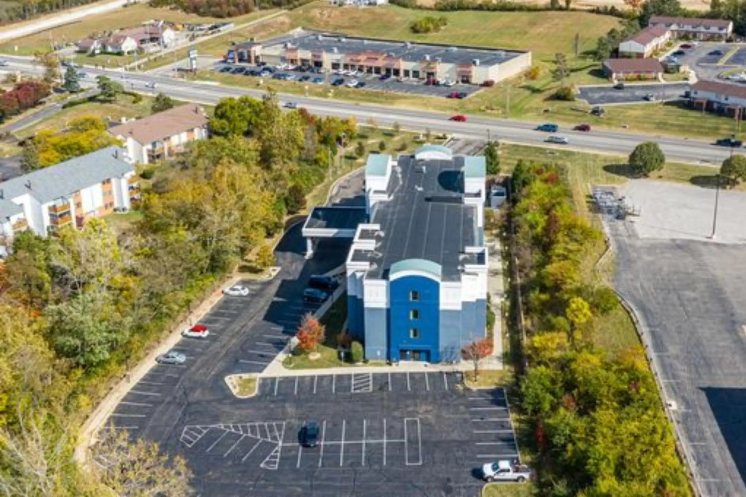 Property building, Bird's-eye View in SpringHill Suites Dayton South/Miamisburg