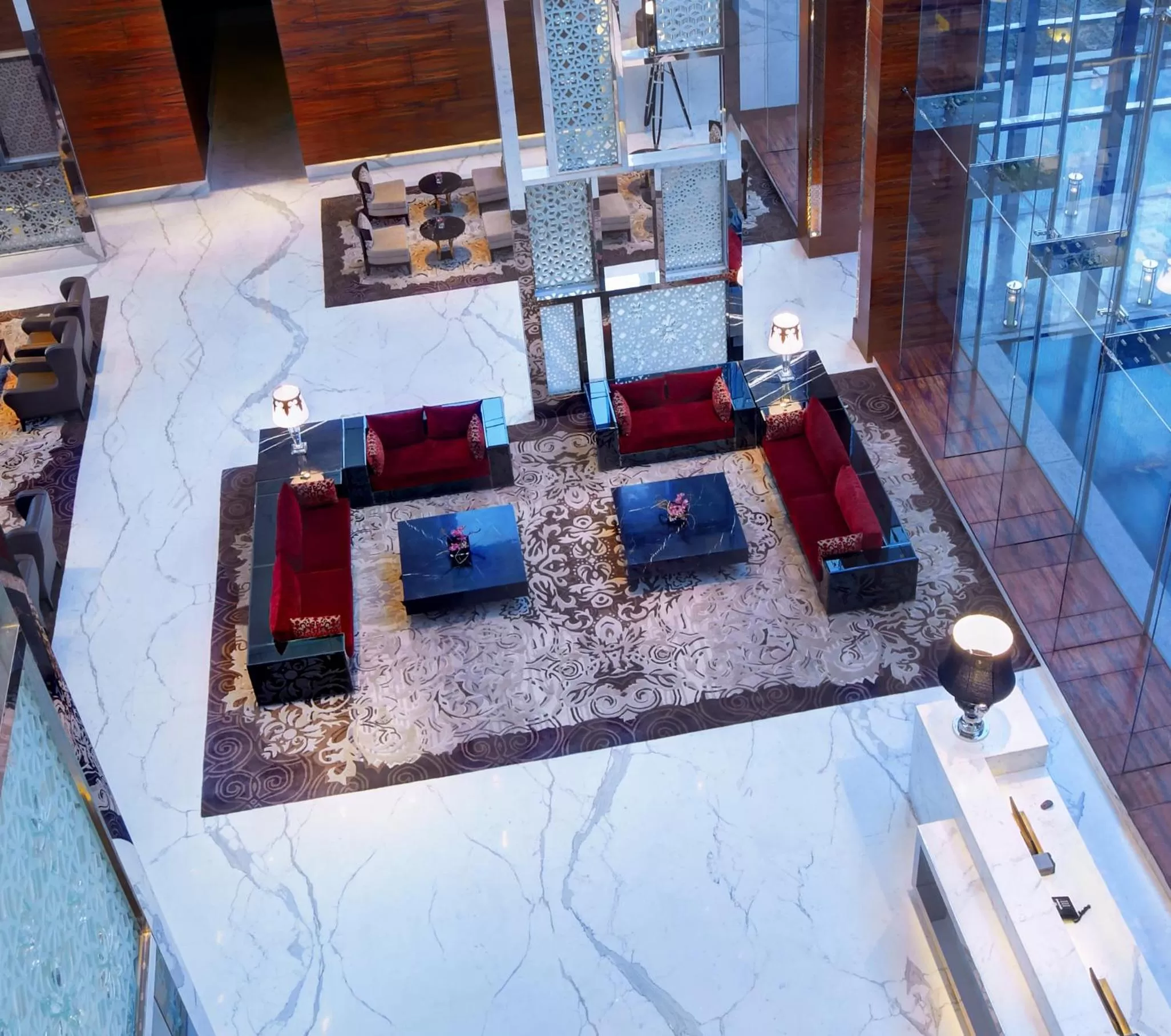 Lobby or reception in Taj City Centre Gurugram