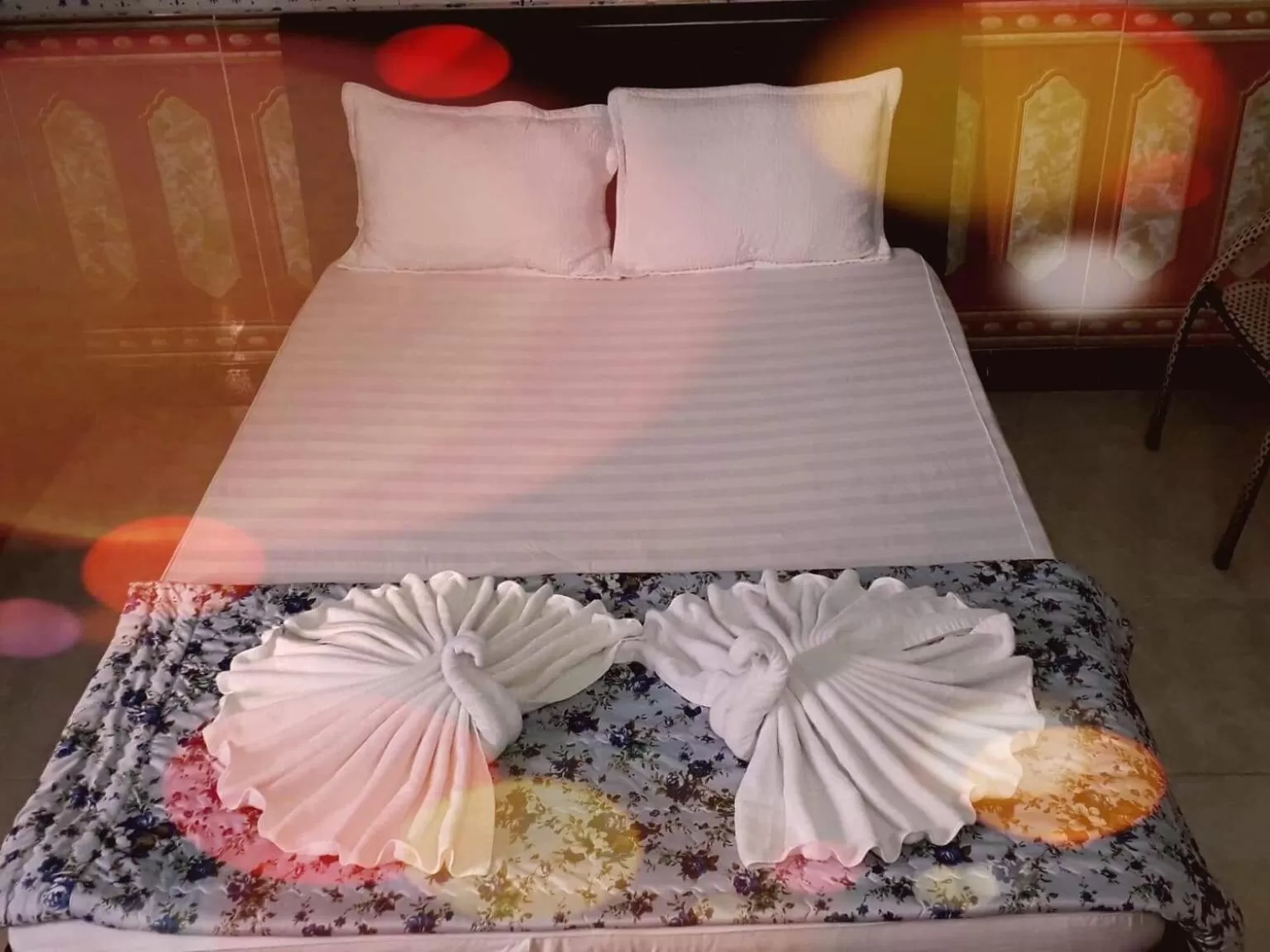 Bed in Tien Dat Motel