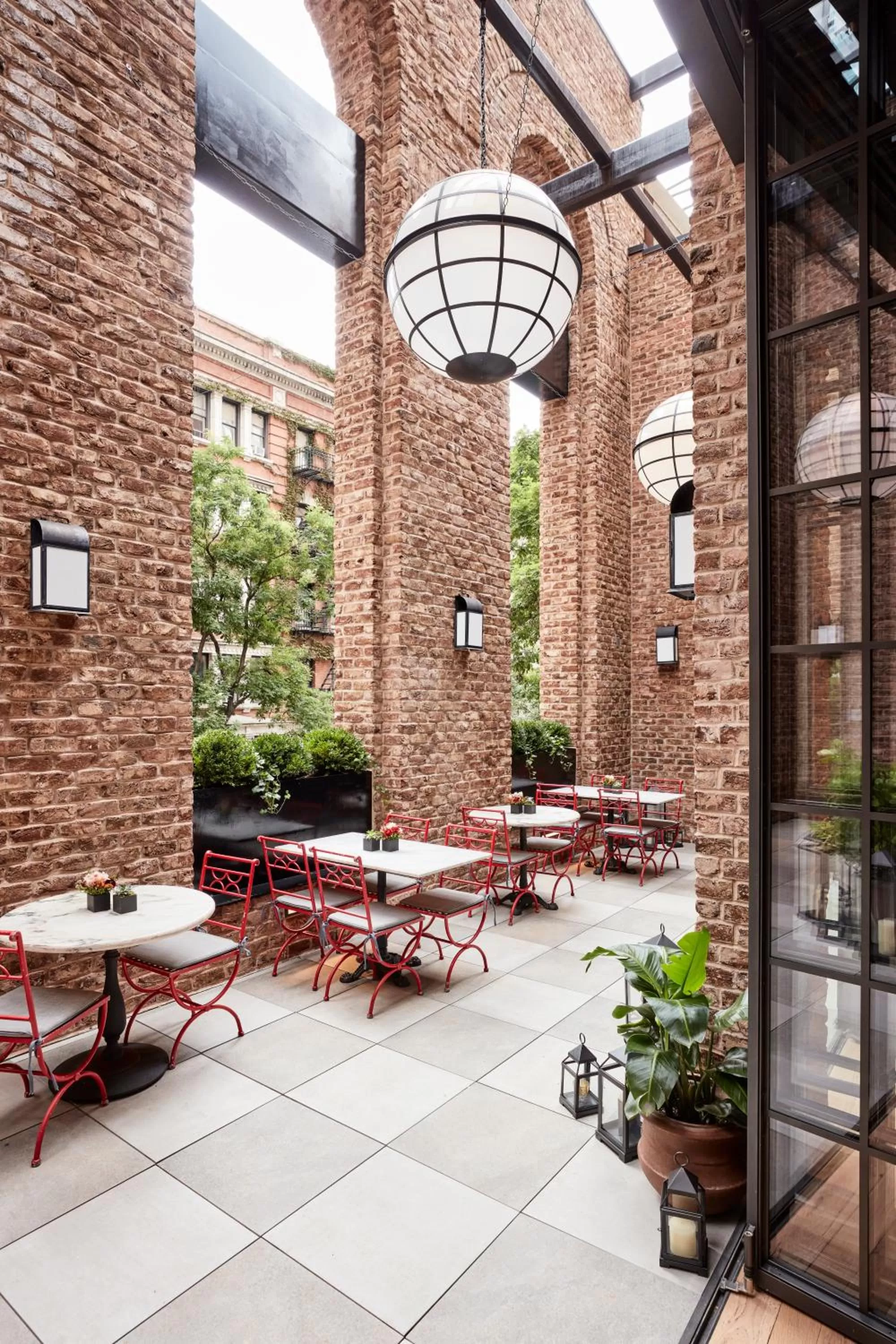 Patio in CIVILIAN Hotel