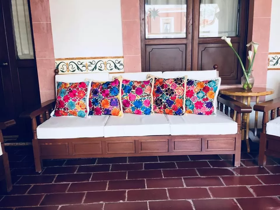 Property building, Seating Area in Del Centro Hotel Bernal