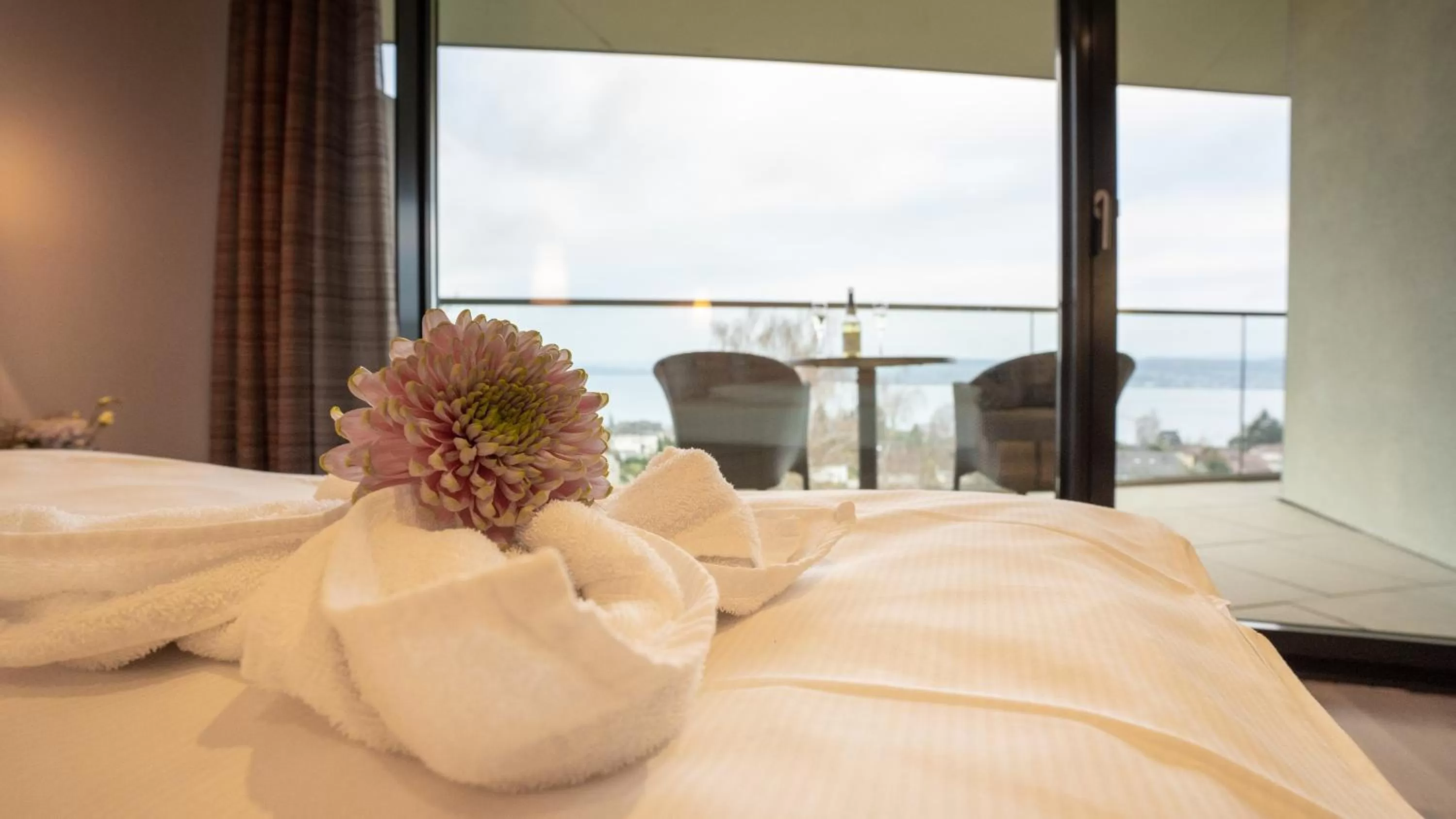 Bed in Parkhotel St.Leonhard