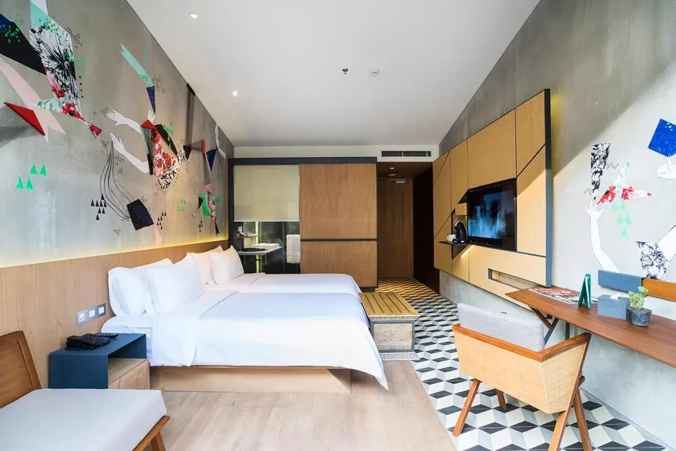 Photo of the whole room, Bed in ARTOTEL Sanur Bali