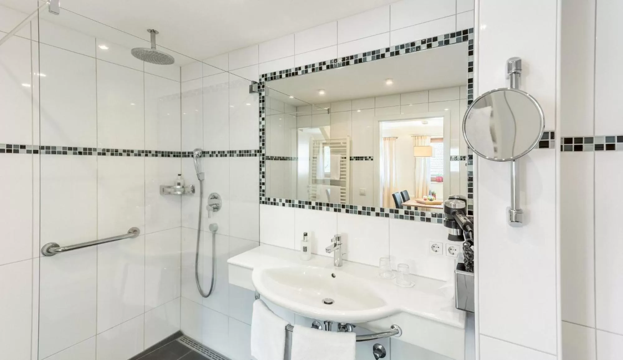 Shower, Bathroom in Wohlfühlhotel Landmann