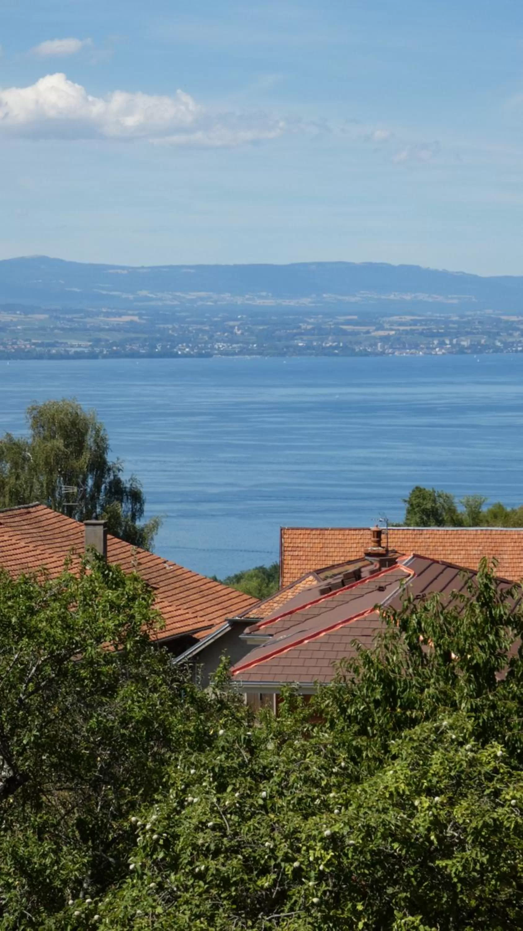 Lake view in Au coucher du lac